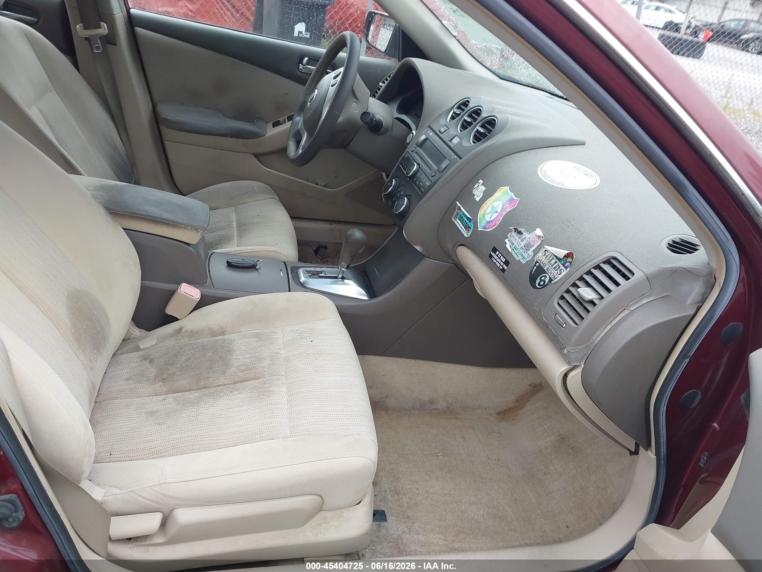 2011 Nissan Altima 2.5 S Maroon vin: 1N4AL2AP0BC103249