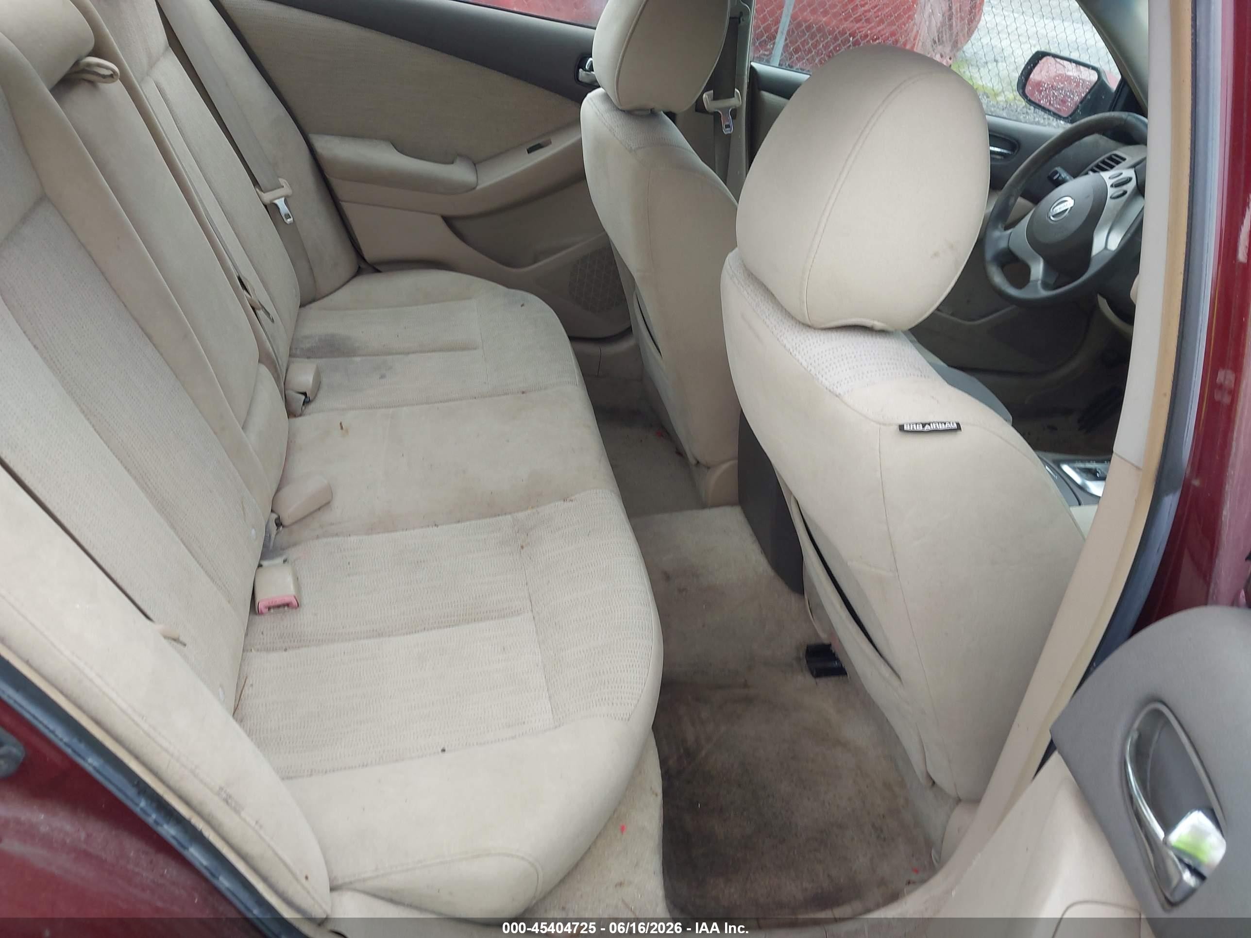 2011 Nissan Altima 2.5 S Maroon vin: 1N4AL2AP0BC103249