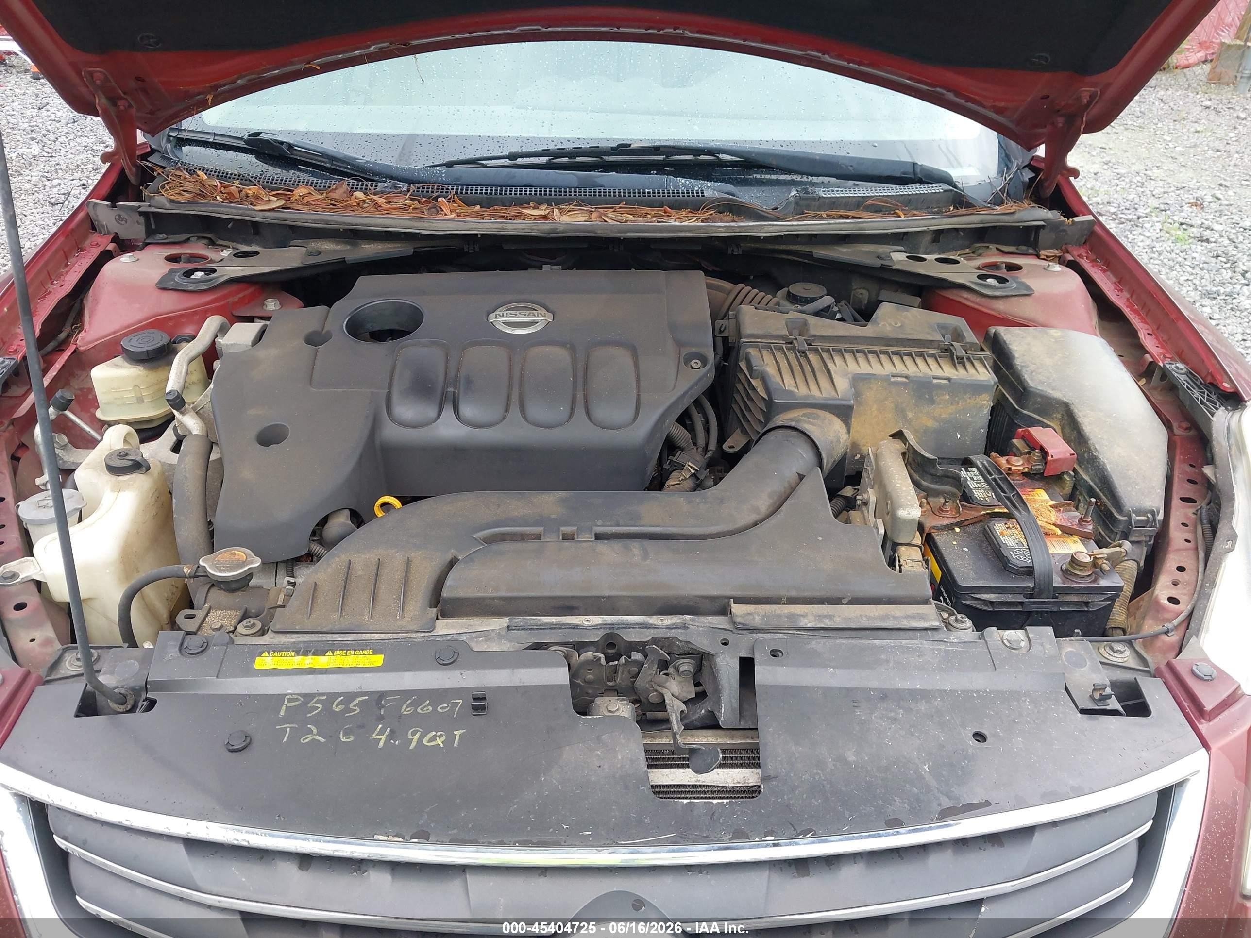 2011 Nissan Altima 2.5 S Maroon vin: 1N4AL2AP0BC103249