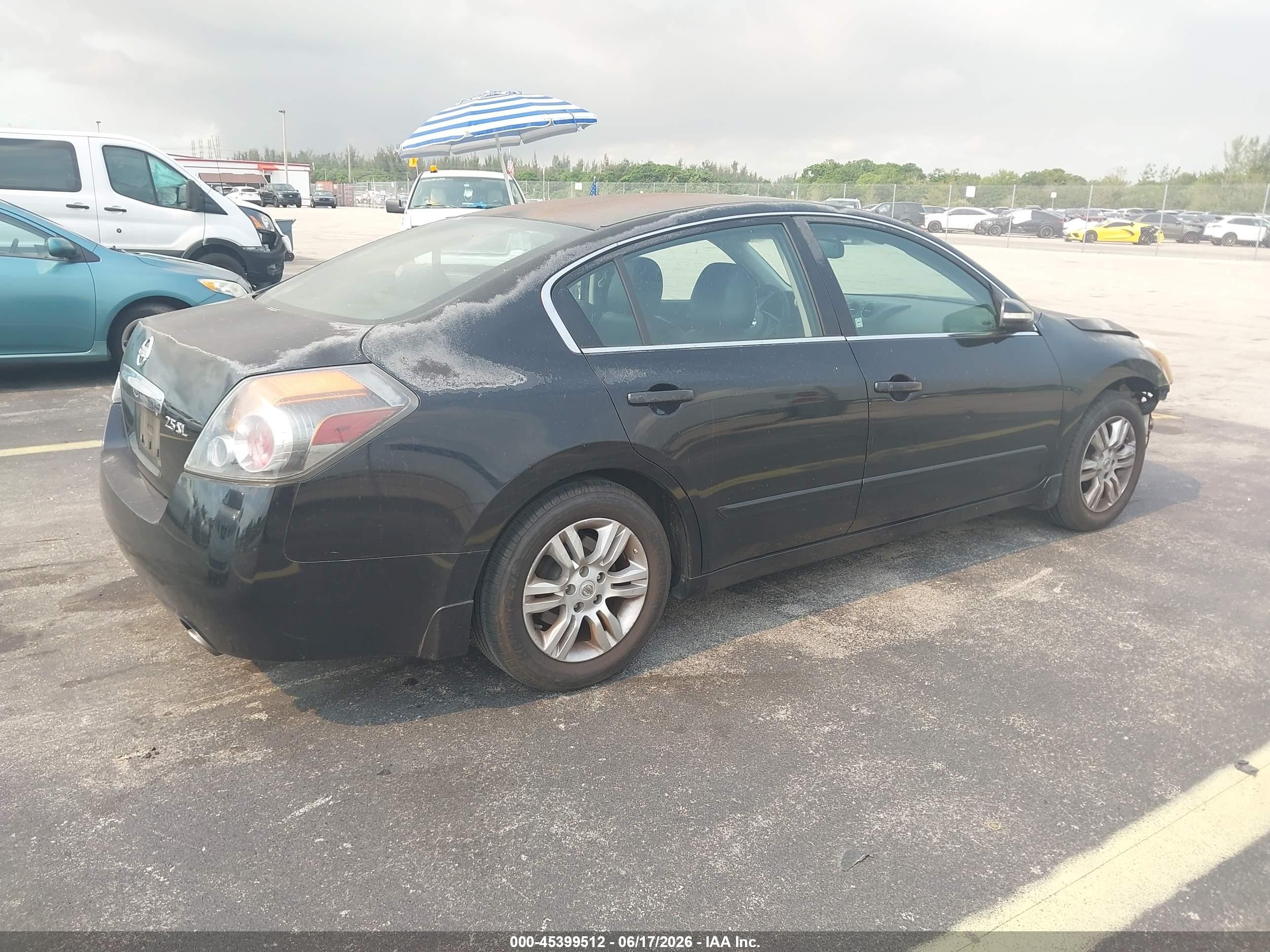 2011 Nissan Altima 2.5 S Black vin: 1N4AL2AP0BC108502