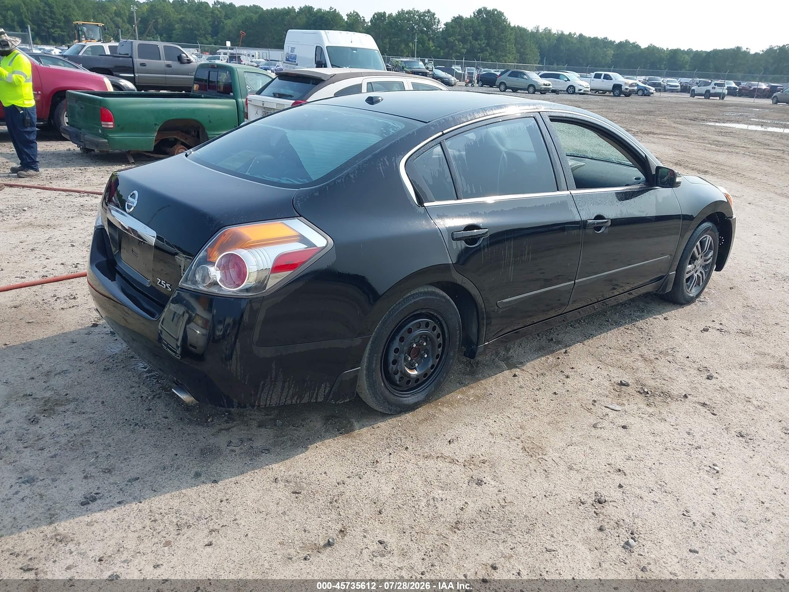 2011 Nissan Altima 2.5 S Black vin: 1N4AL2AP0BC113702