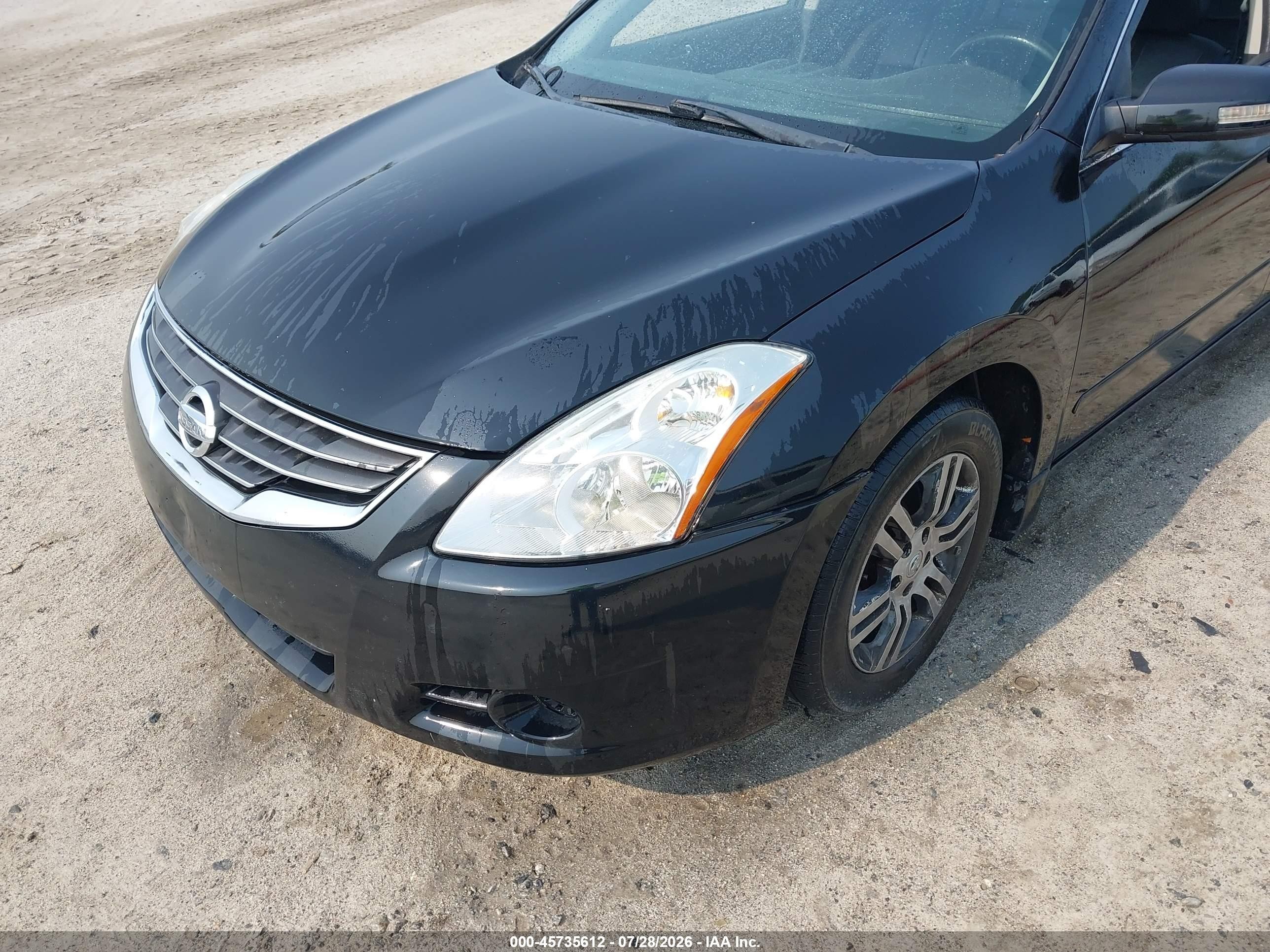 2011 Nissan Altima 2.5 S Black vin: 1N4AL2AP0BC113702
