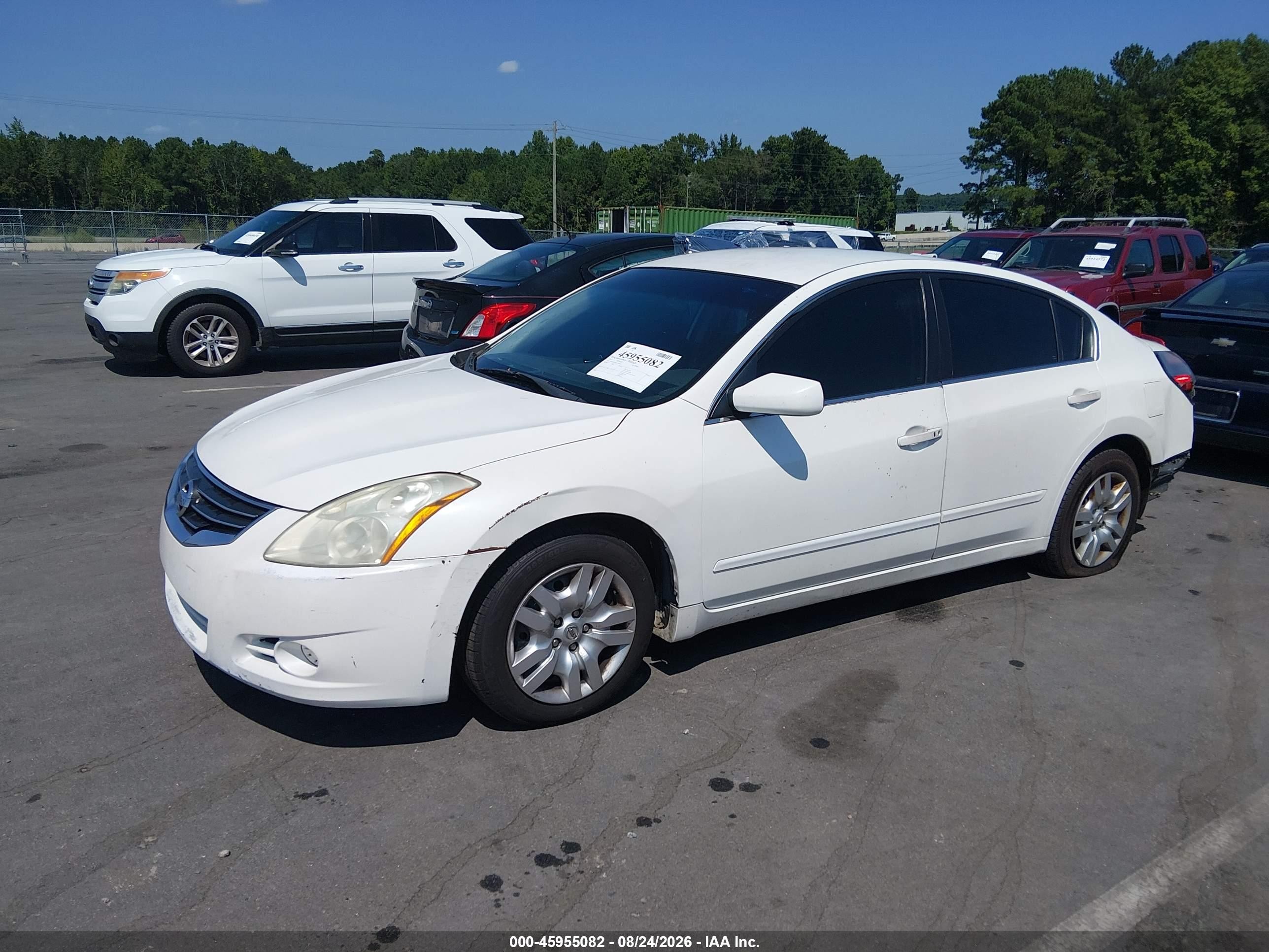 2011 Nissan Altima 2.5 S White vin: 1N4AL2AP0BC154945