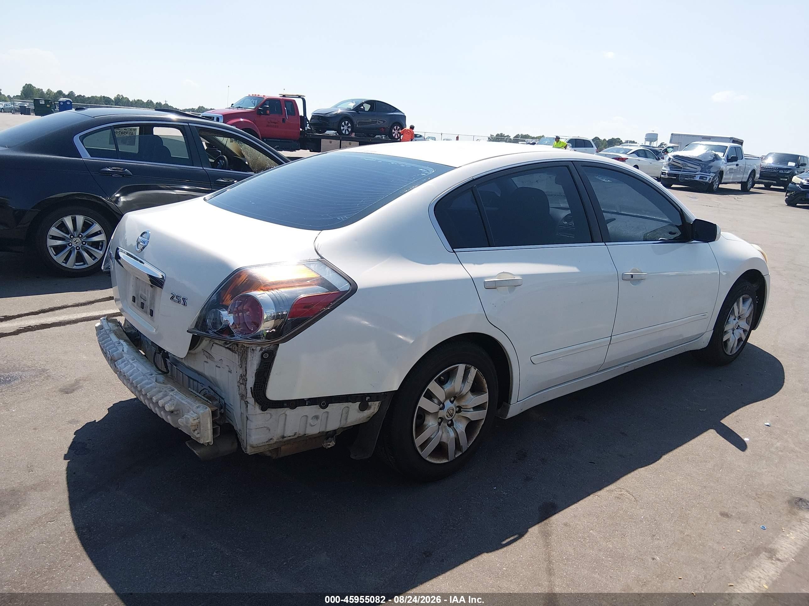 2011 Nissan Altima 2.5 S White vin: 1N4AL2AP0BC154945