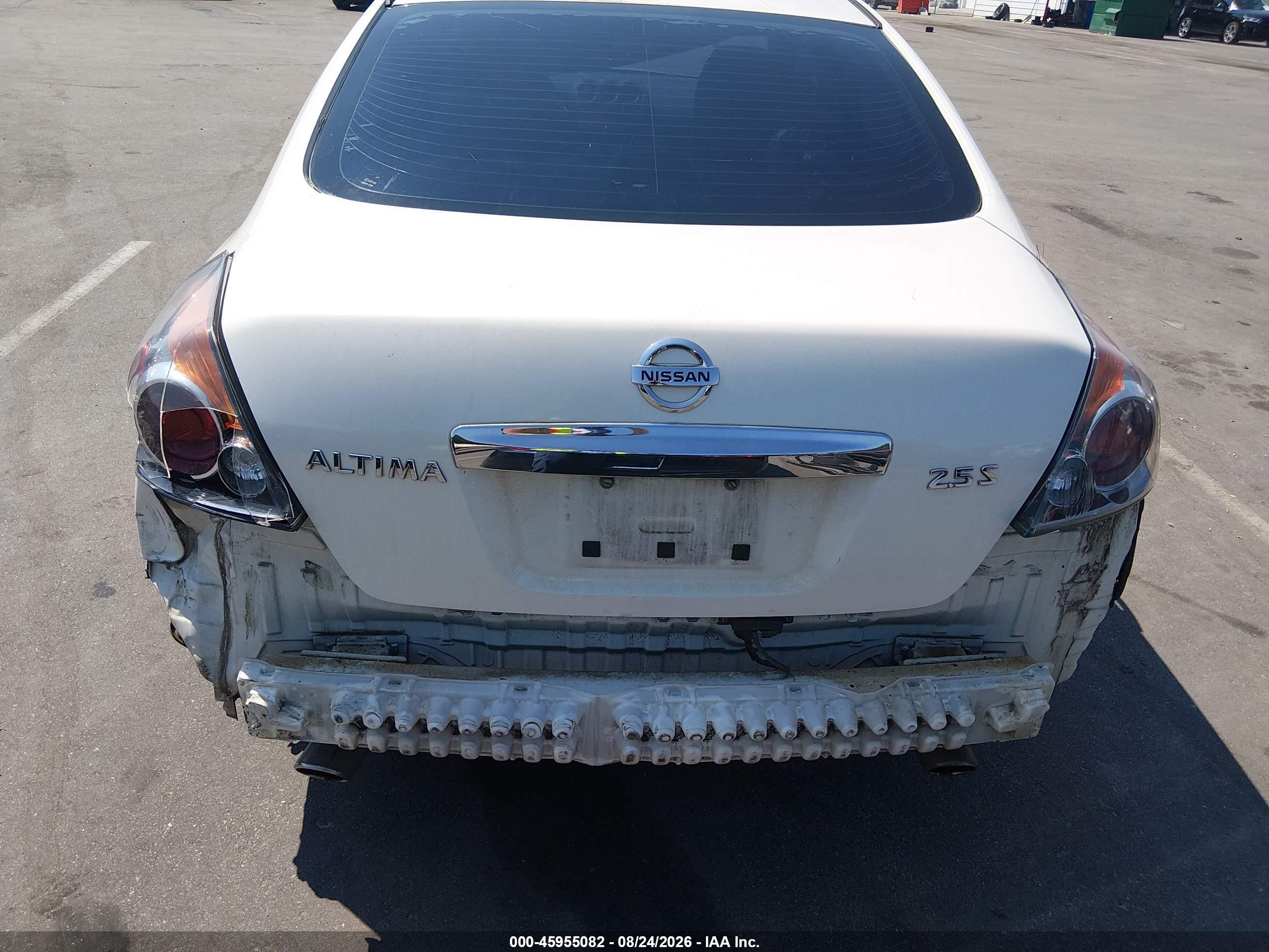 2011 Nissan Altima 2.5 S White vin: 1N4AL2AP0BC154945