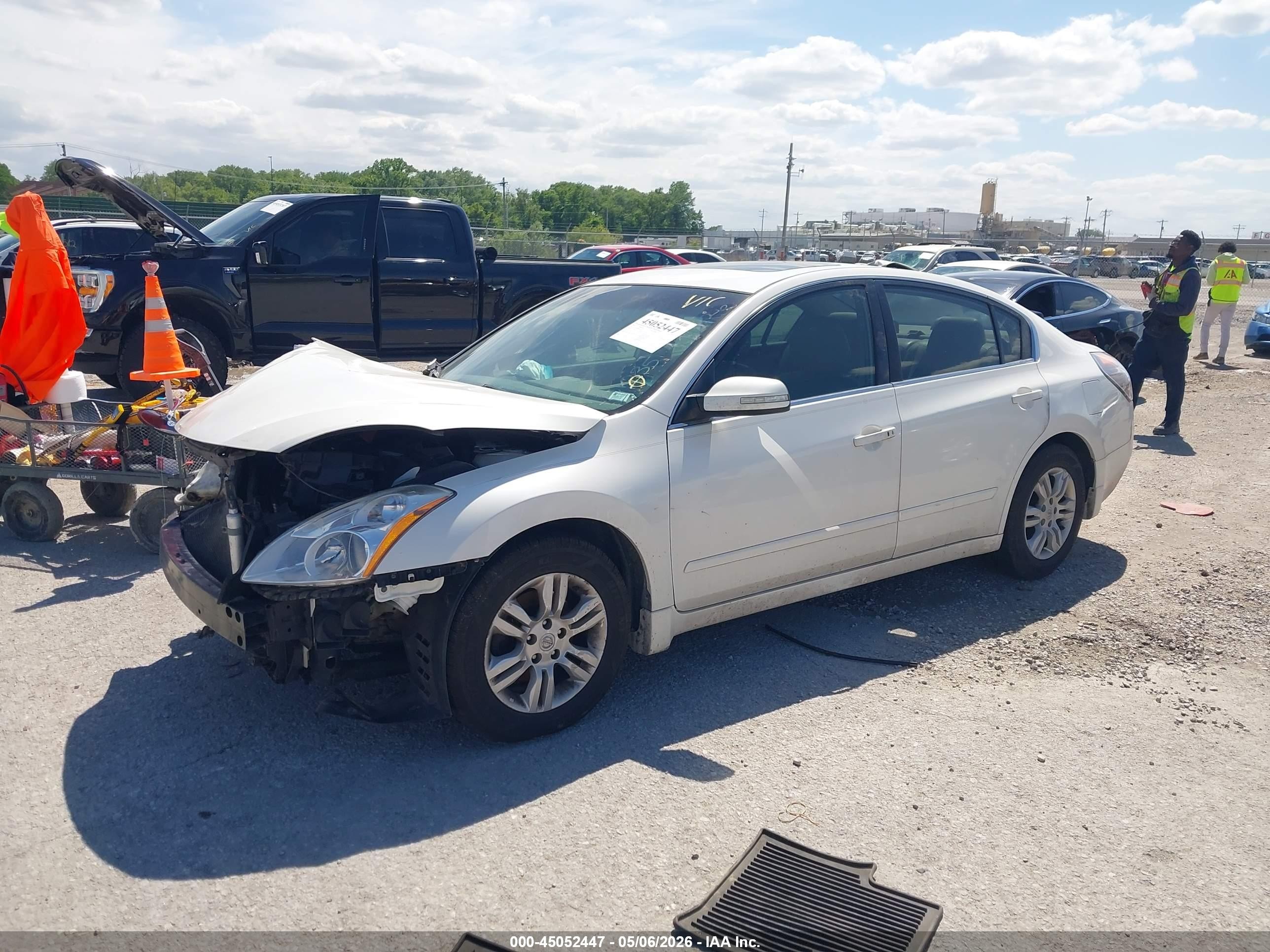 2011 Nissan Altima 2.5 S Белый vin: 1N4AL2AP0BN411137