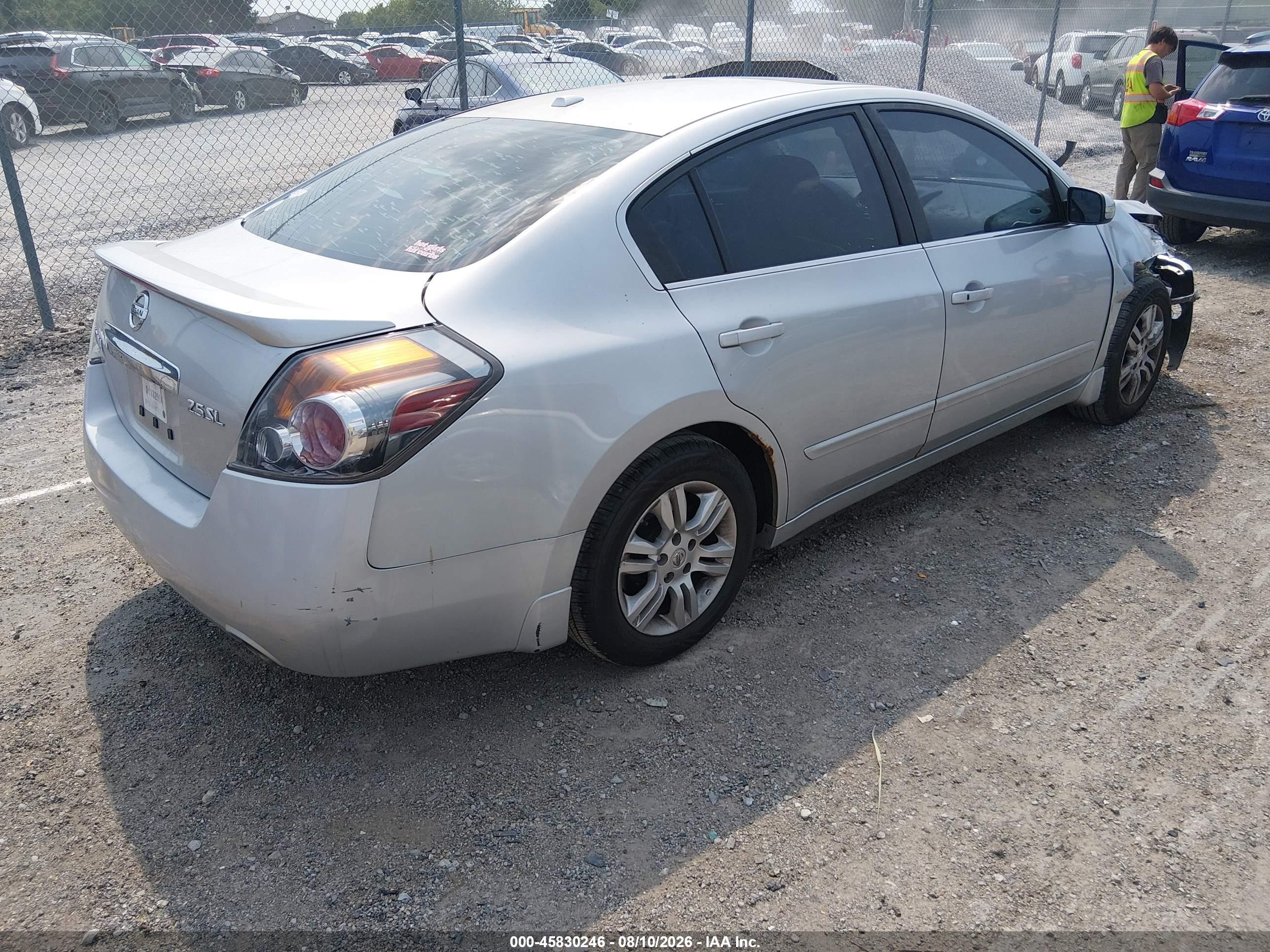 2011 Nissan Altima 2.5 S Silver vin: 1N4AL2AP0BN419965