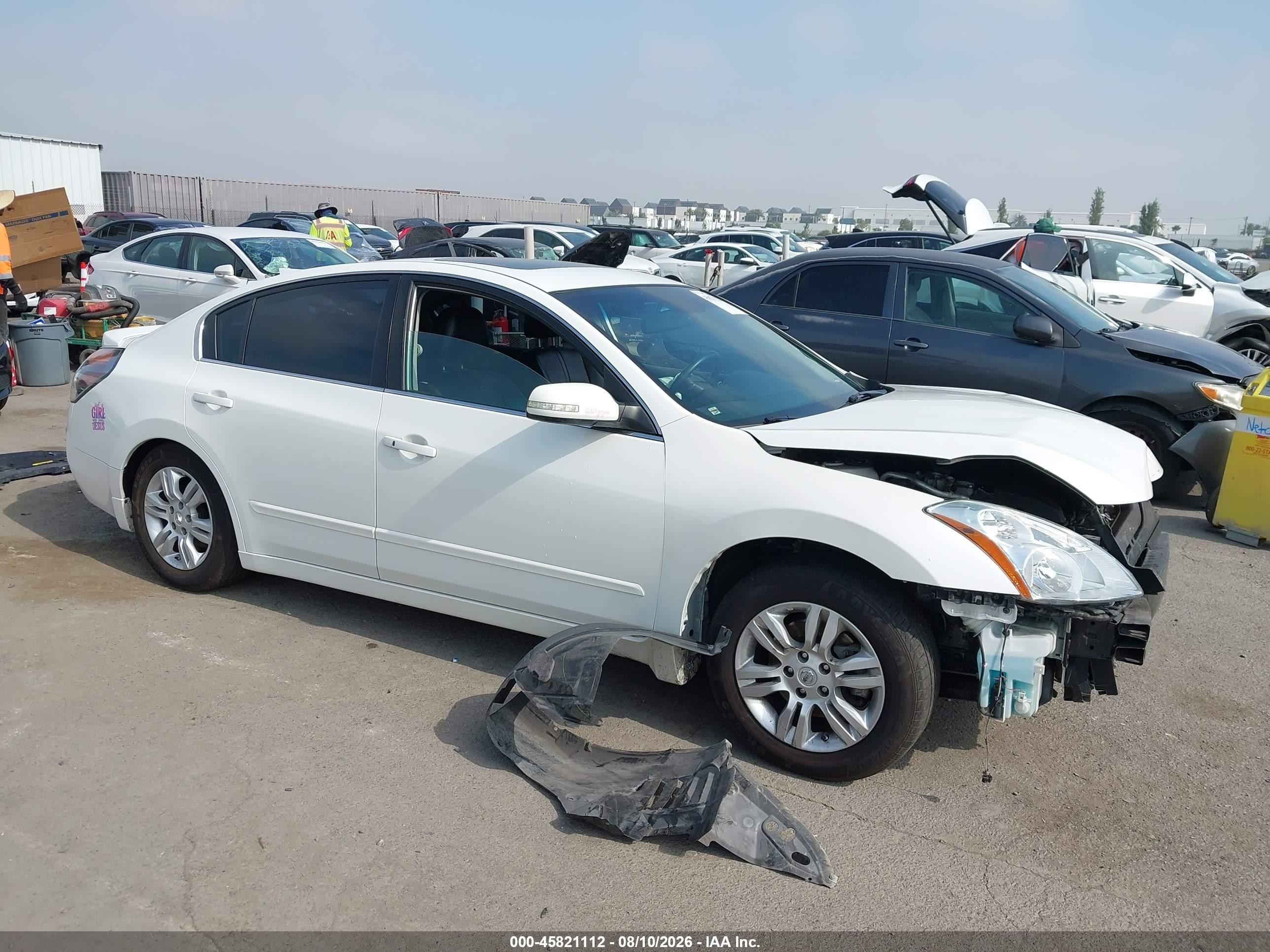 2011 Nissan Altima 2.5 S White vin: 1N4AL2AP0BN445420