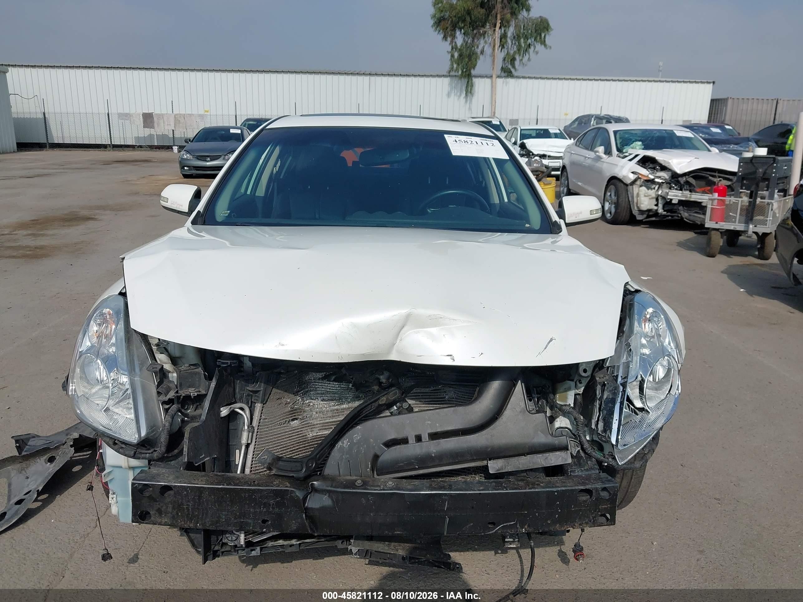 2011 Nissan Altima 2.5 S White vin: 1N4AL2AP0BN445420