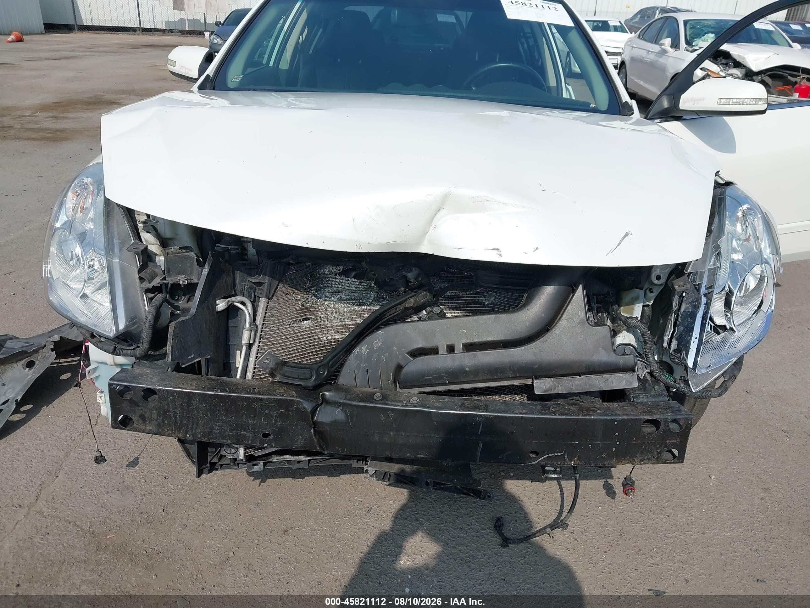 2011 Nissan Altima 2.5 S White vin: 1N4AL2AP0BN445420