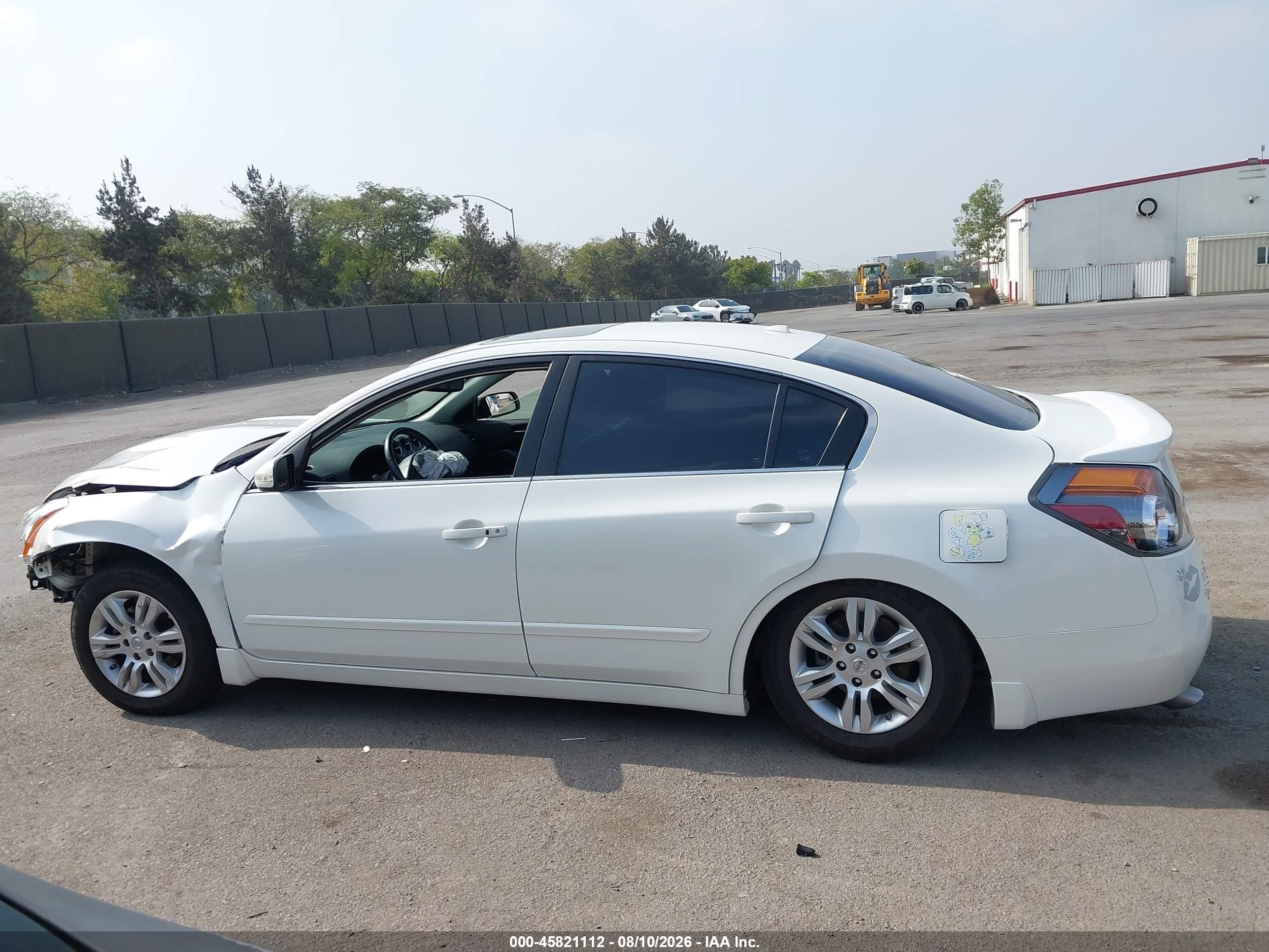 2011 Nissan Altima 2.5 S White vin: 1N4AL2AP0BN445420