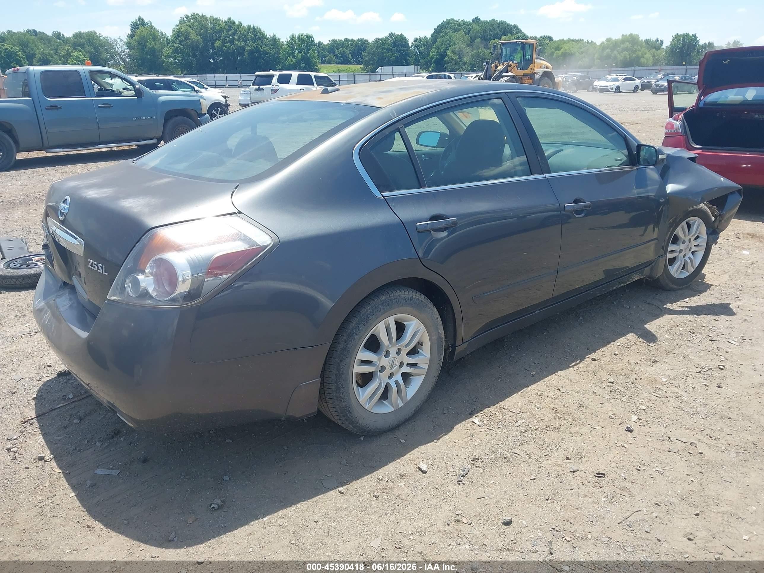 2011 Nissan Altima 2.5 S Gray vin: 1N4AL2AP0BN449435