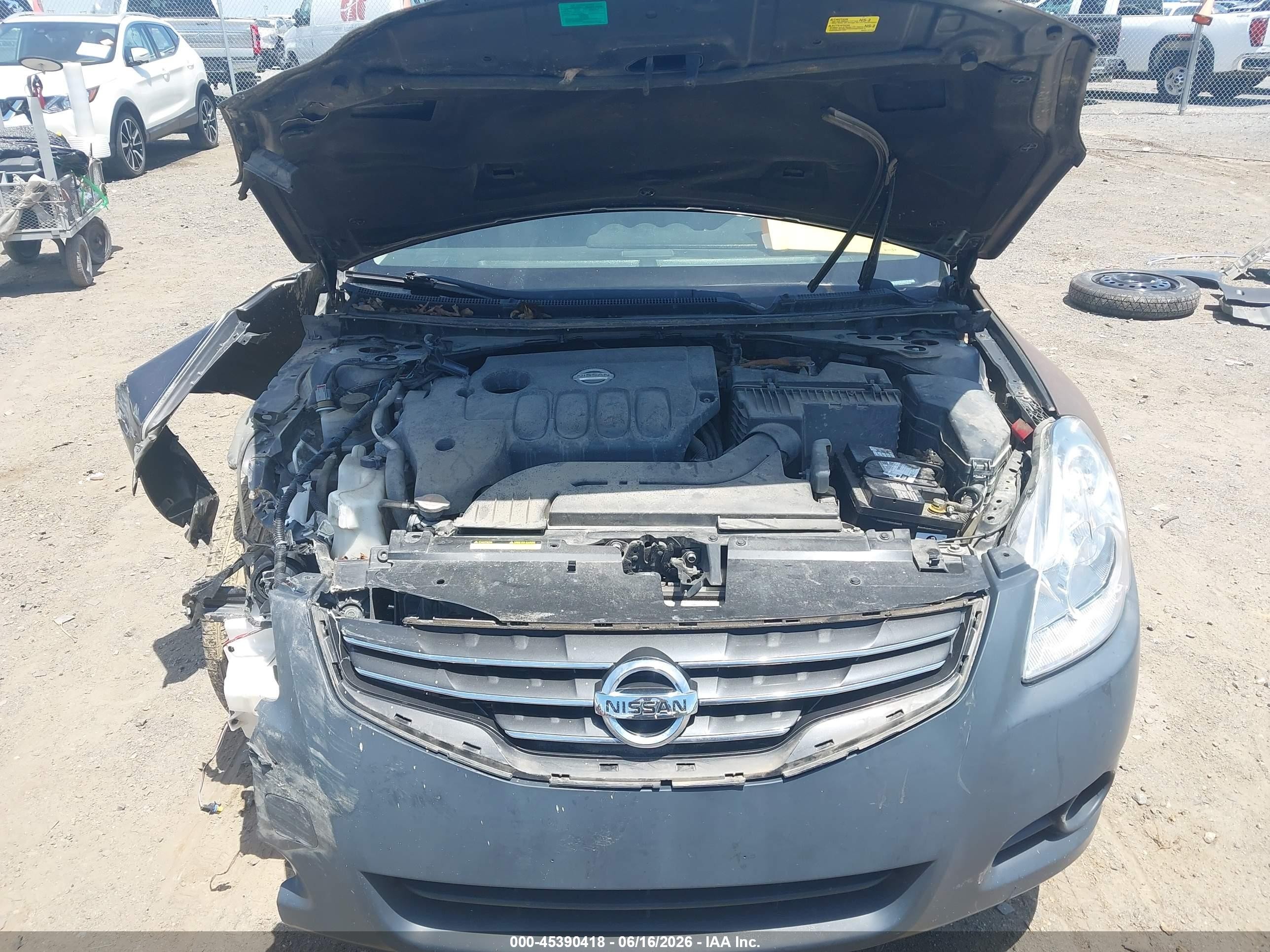 2011 Nissan Altima 2.5 S Gray vin: 1N4AL2AP0BN449435