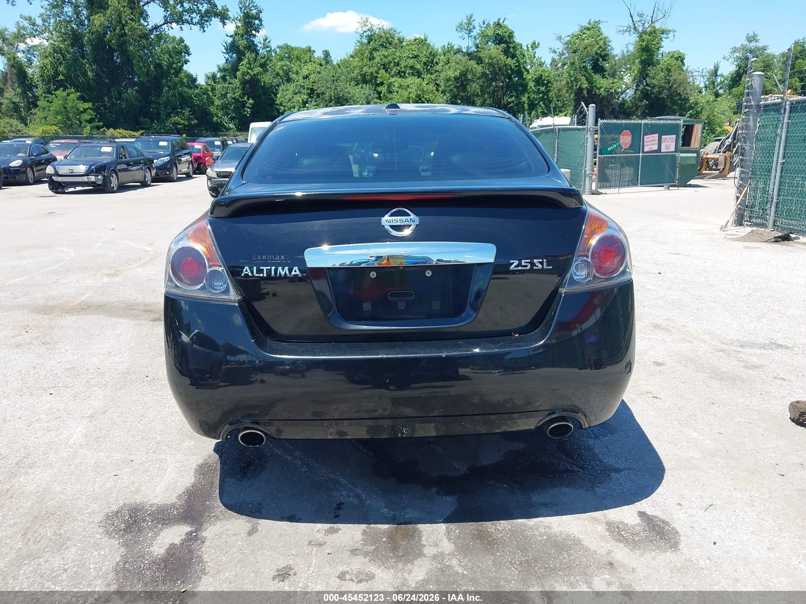 2011 Nissan Altima 2.5 S Black vin: 1N4AL2AP0BN457969