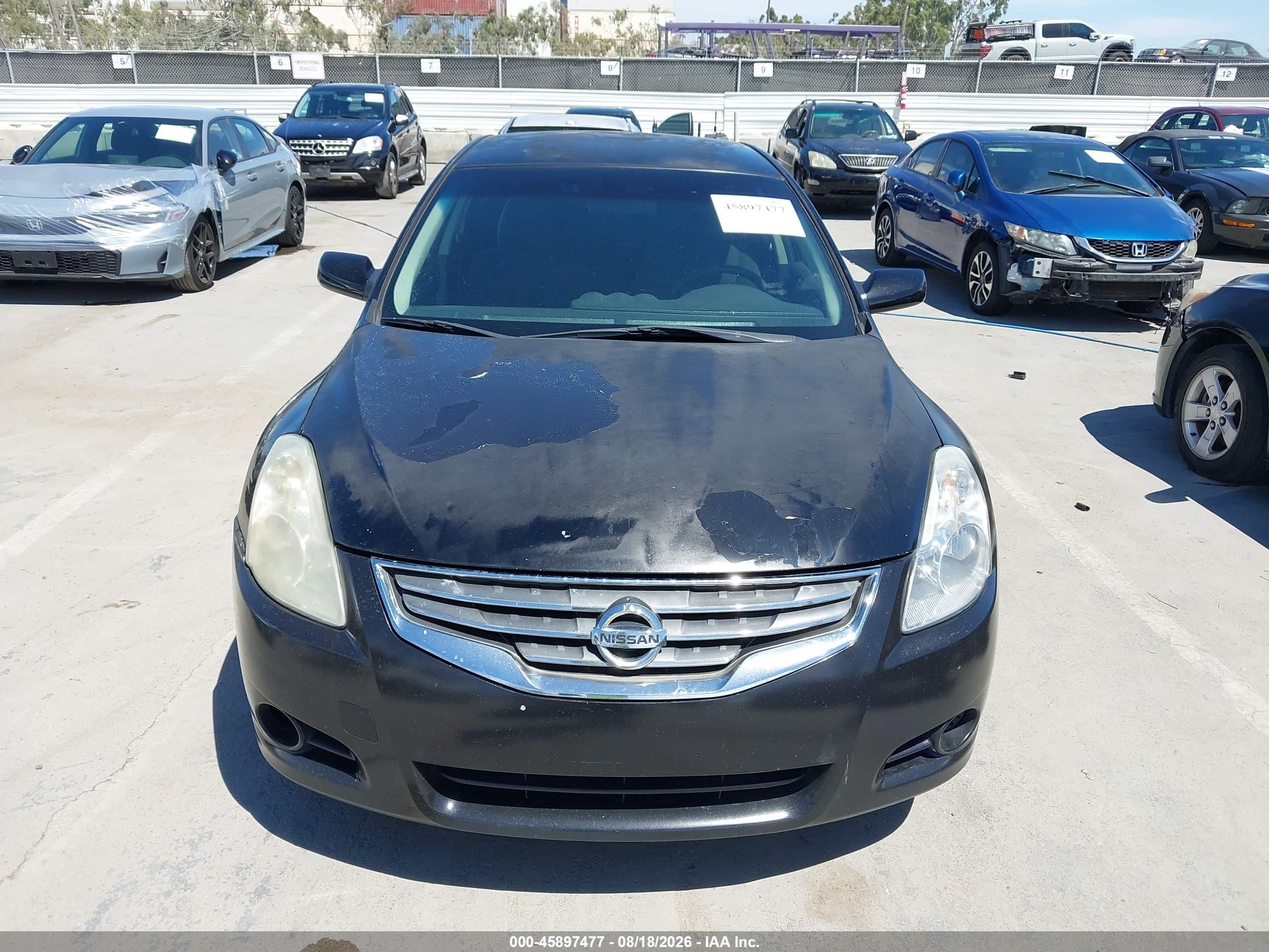2011 Nissan Altima S Black vin: 1N4AL2AP0BN461830