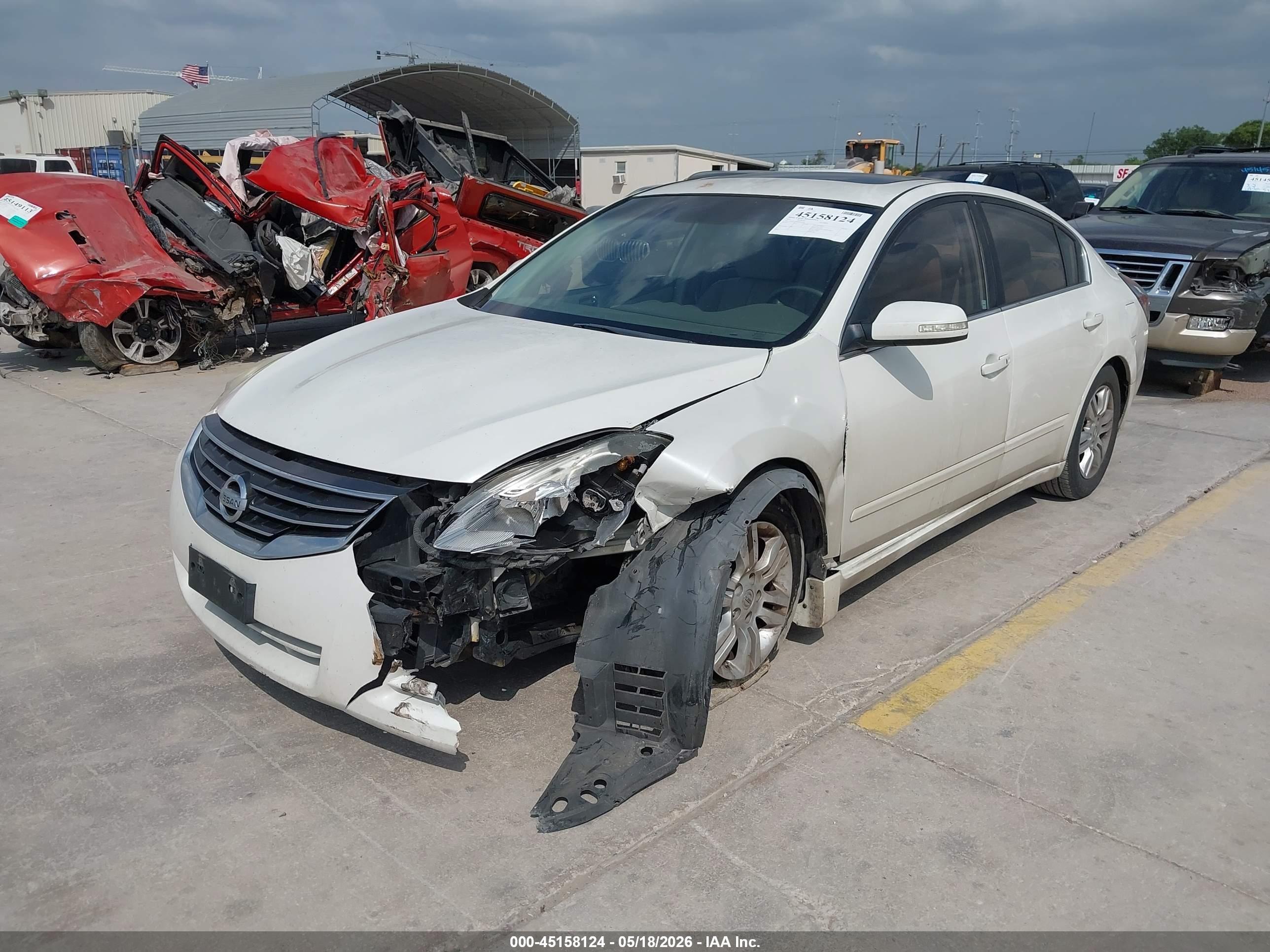 2011 Nissan Altima 2.5 S White vin: 1N4AL2AP0BN473220