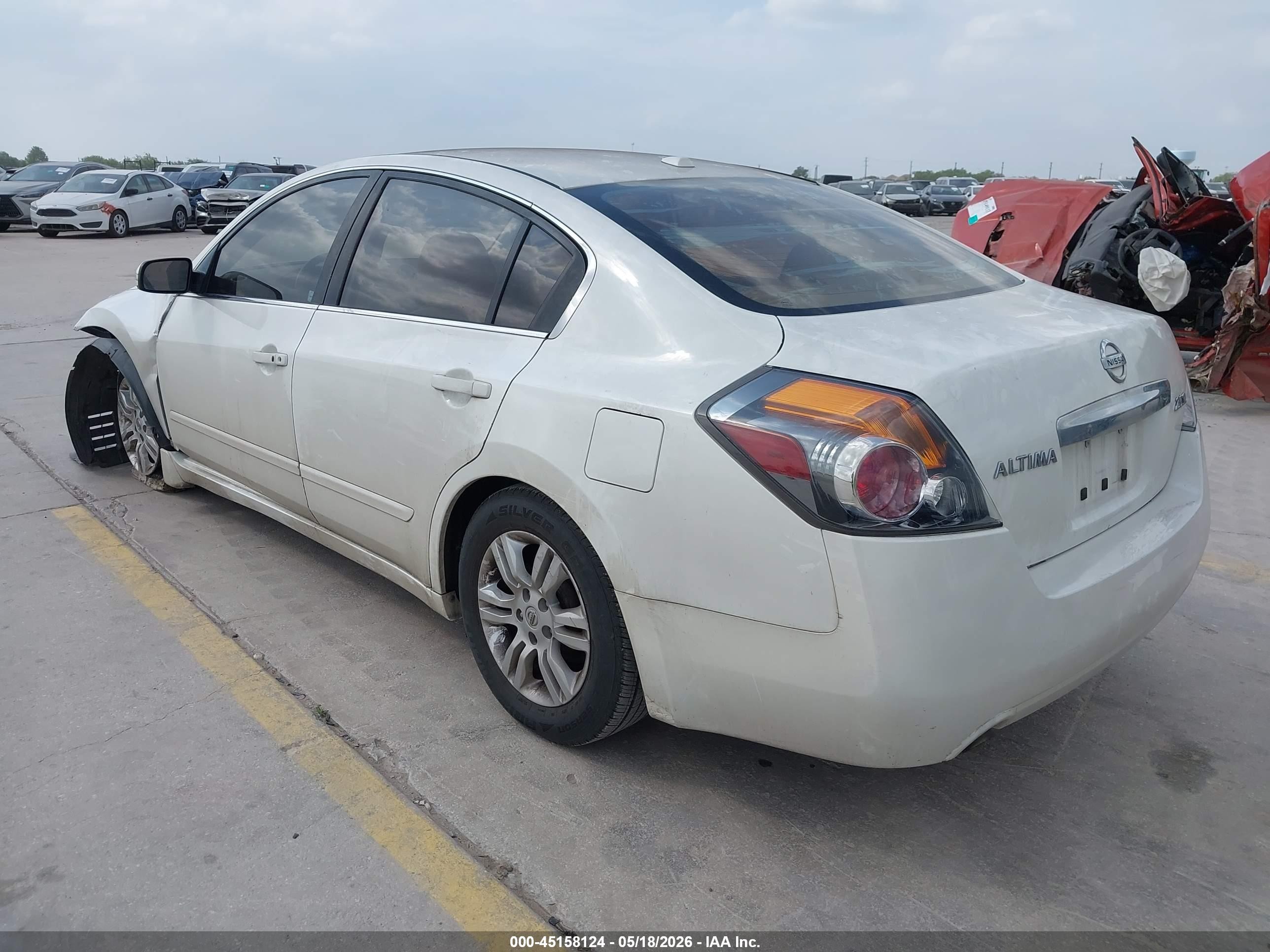 2011 Nissan Altima 2.5 S White vin: 1N4AL2AP0BN473220
