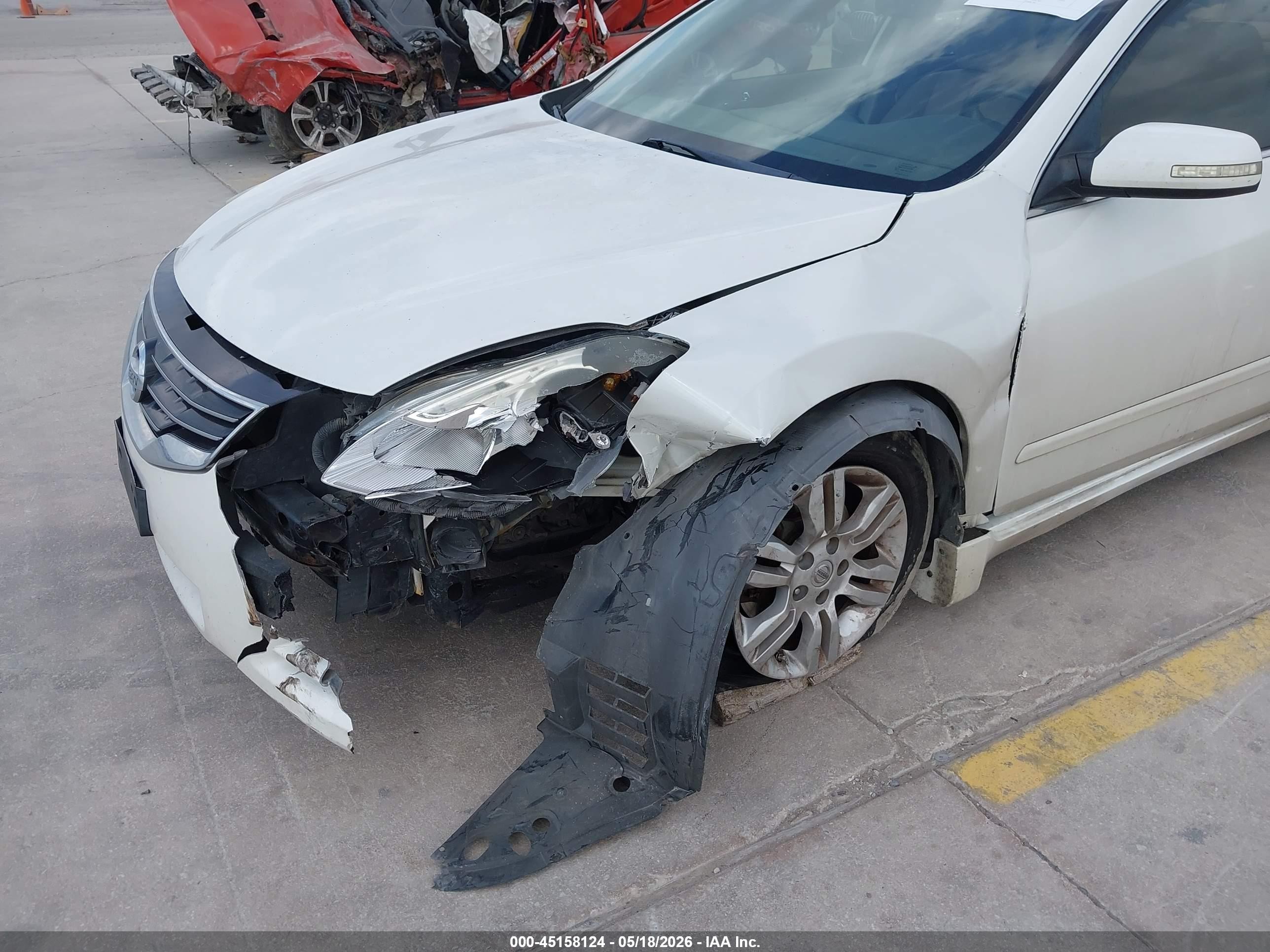2011 Nissan Altima 2.5 S White vin: 1N4AL2AP0BN473220