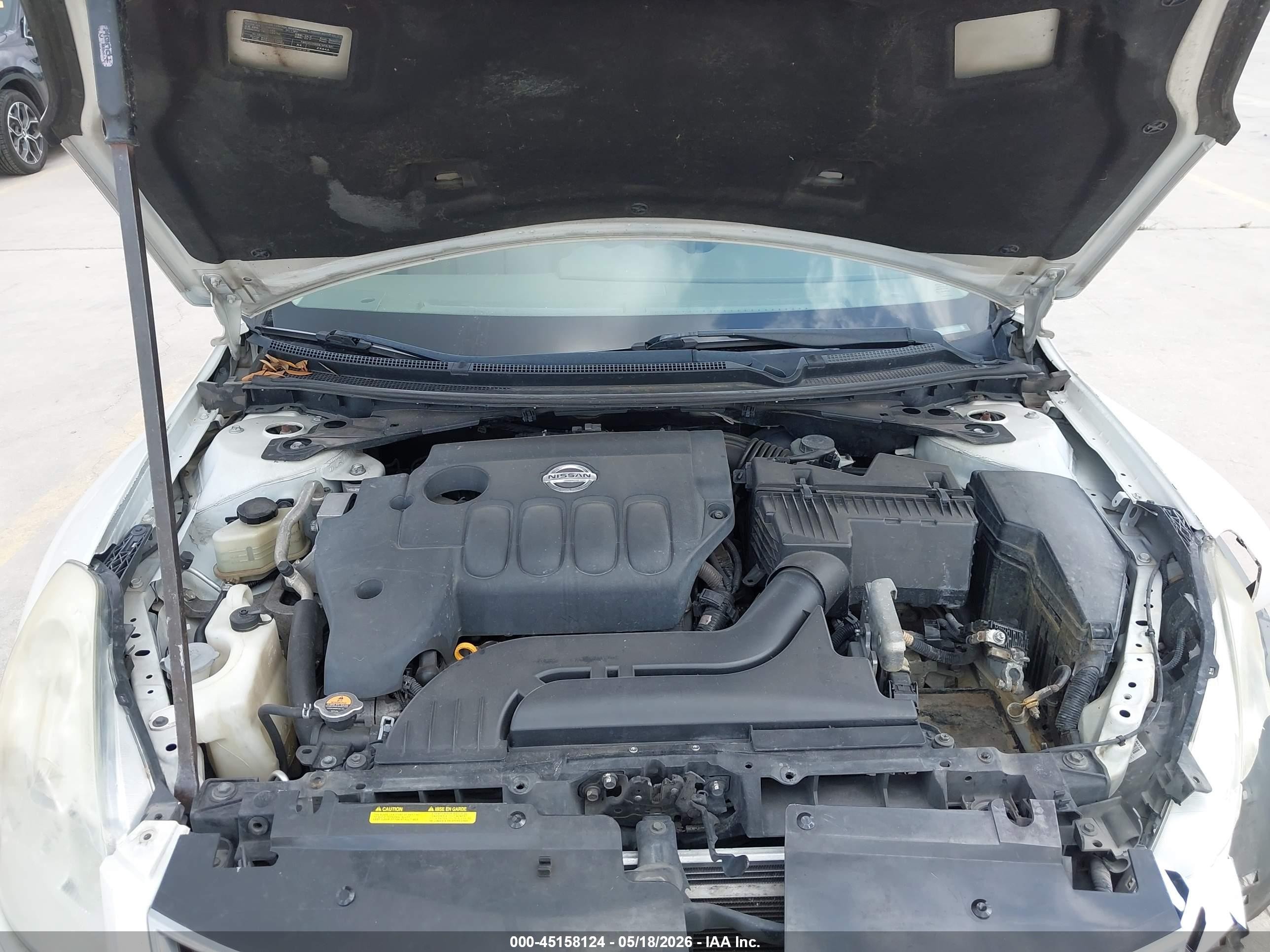 2011 Nissan Altima 2.5 S White vin: 1N4AL2AP0BN473220