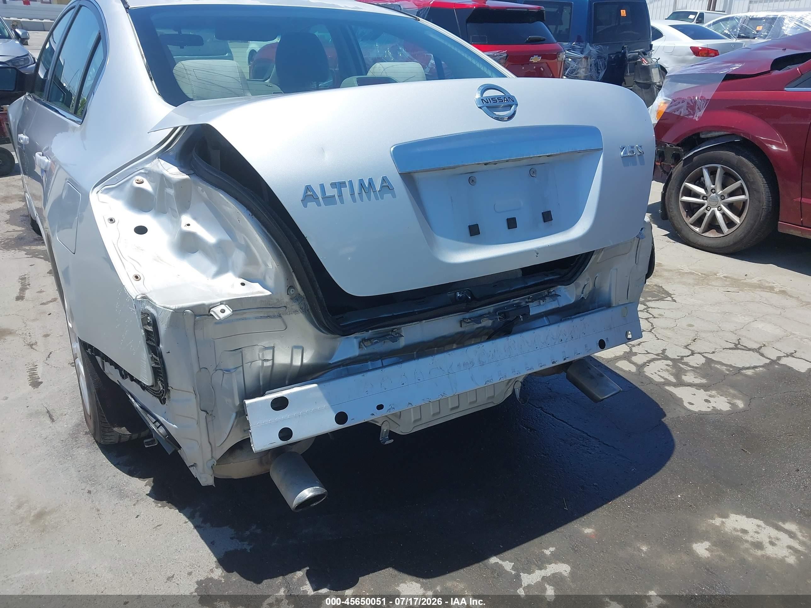 2011 Nissan Altima 2.5 S Серебряный vin: 1N4AL2AP0BN504952