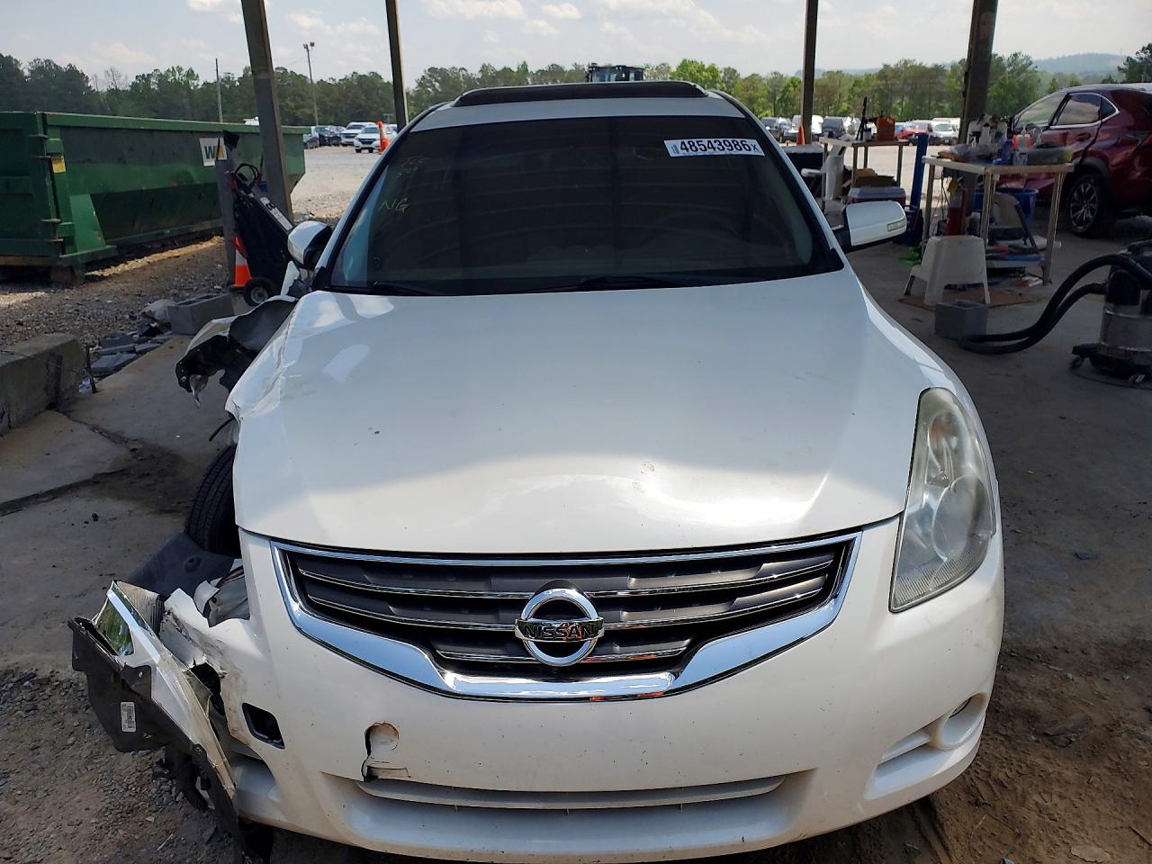 2012 Nissan Altima 2.5 White vin: 1N4AL2AP0CC108839