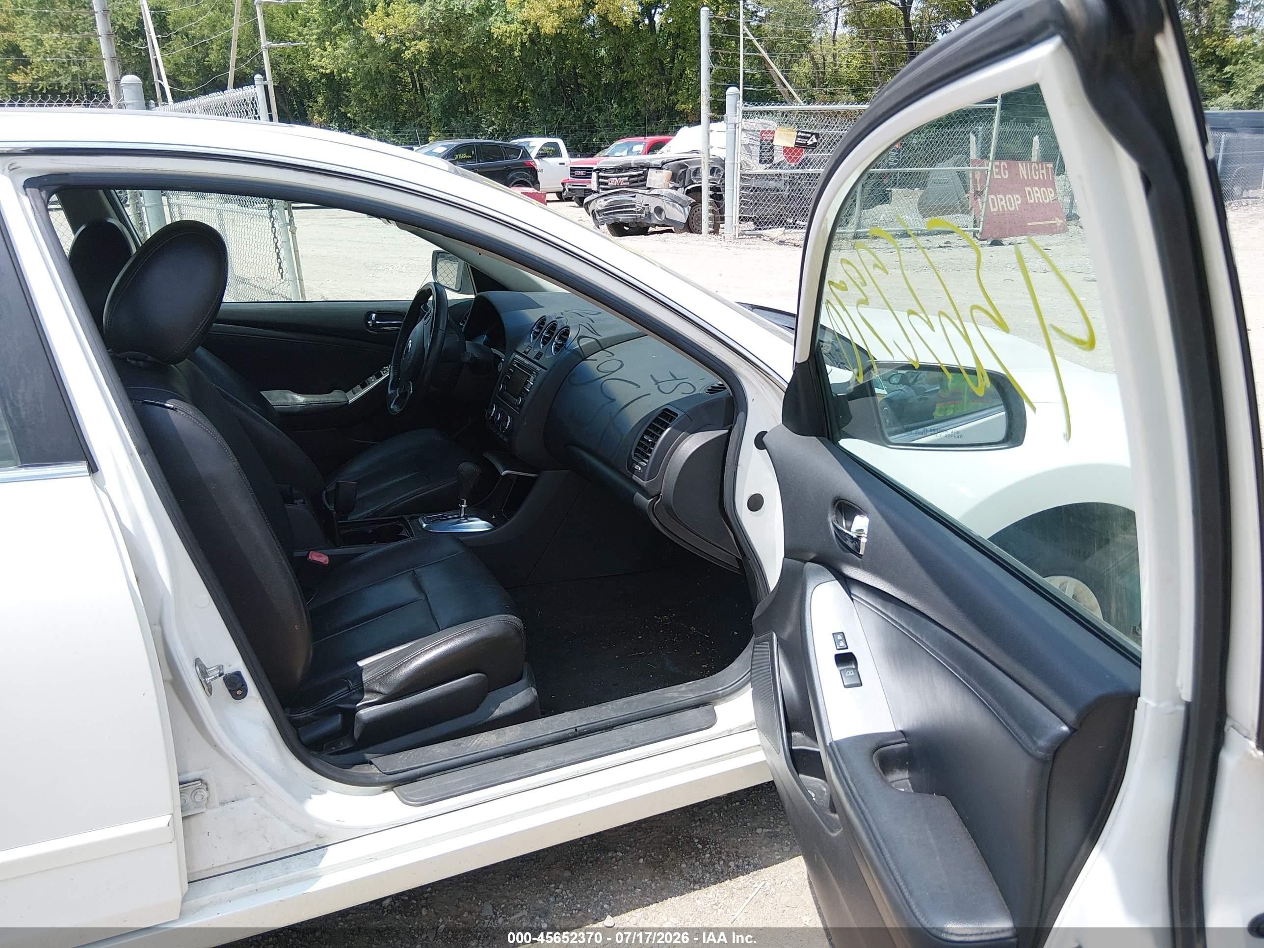 2012 Nissan Altima 2.5 S White vin: 1N4AL2AP0CC125270