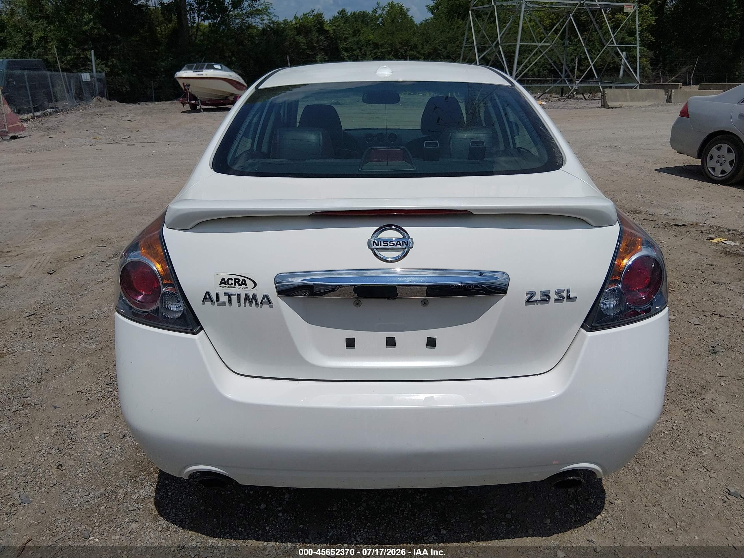 2012 Nissan Altima 2.5 S White vin: 1N4AL2AP0CC125270