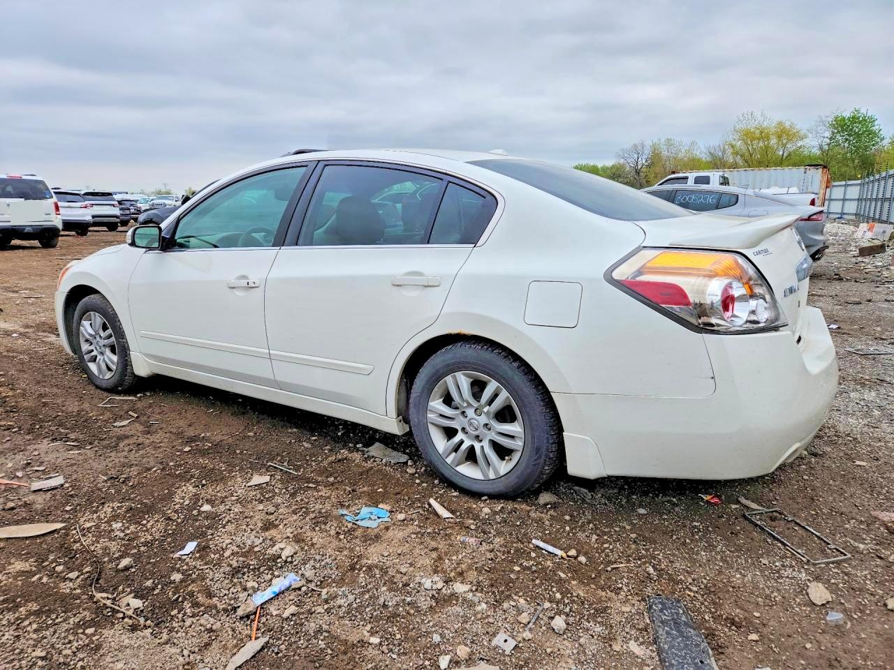 2012 Nissan Altima 2.5 White vin: 1N4AL2AP0CC128881