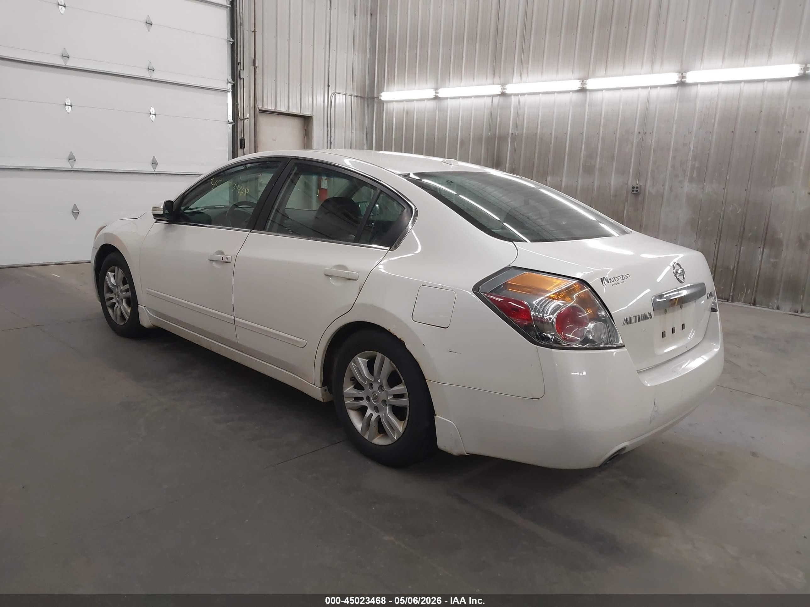 2012 Nissan Altima 2.5 S White vin: 1N4AL2AP0CC131067