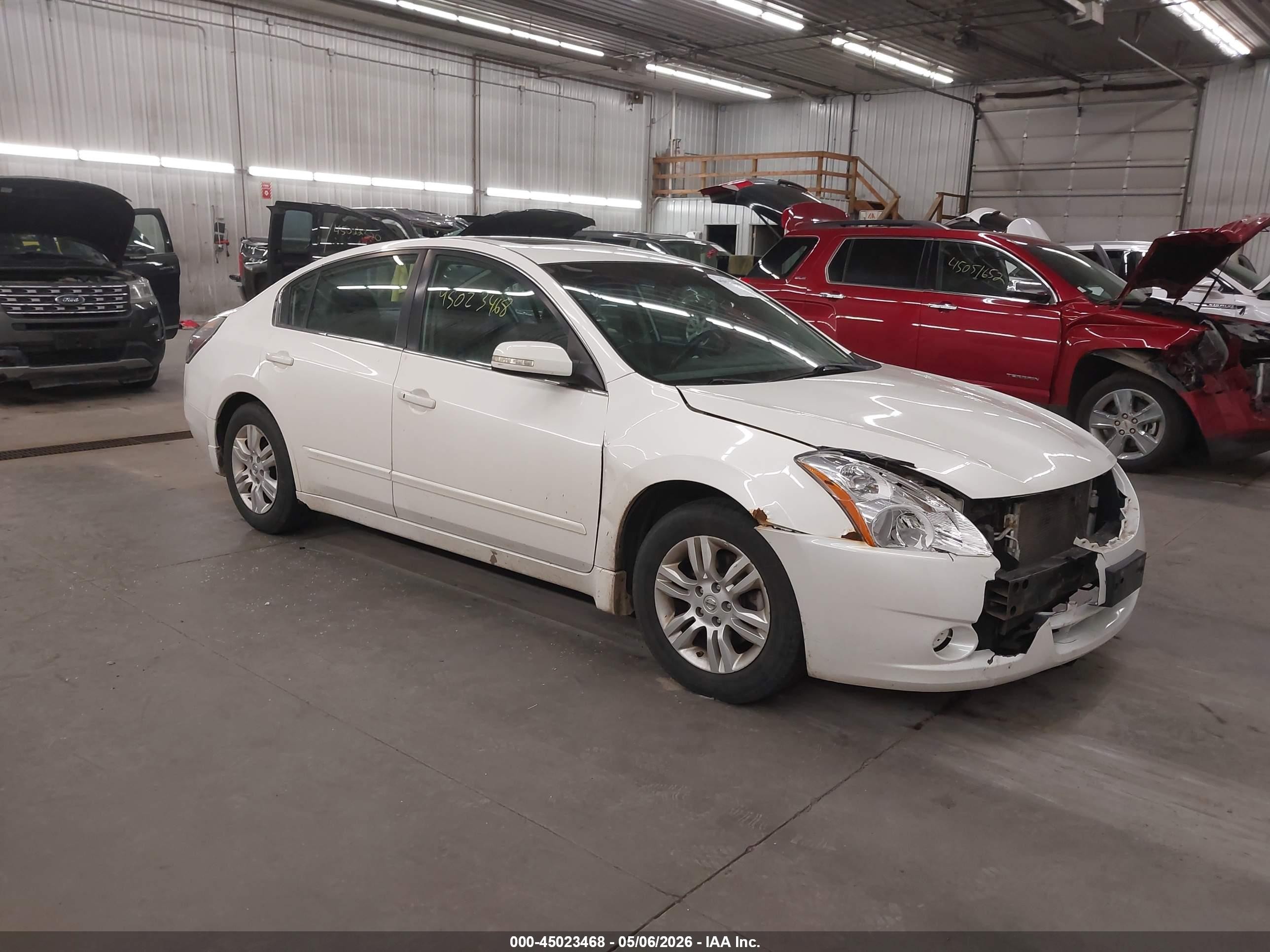 2012 Nissan Altima 2.5 S White vin: 1N4AL2AP0CC131067