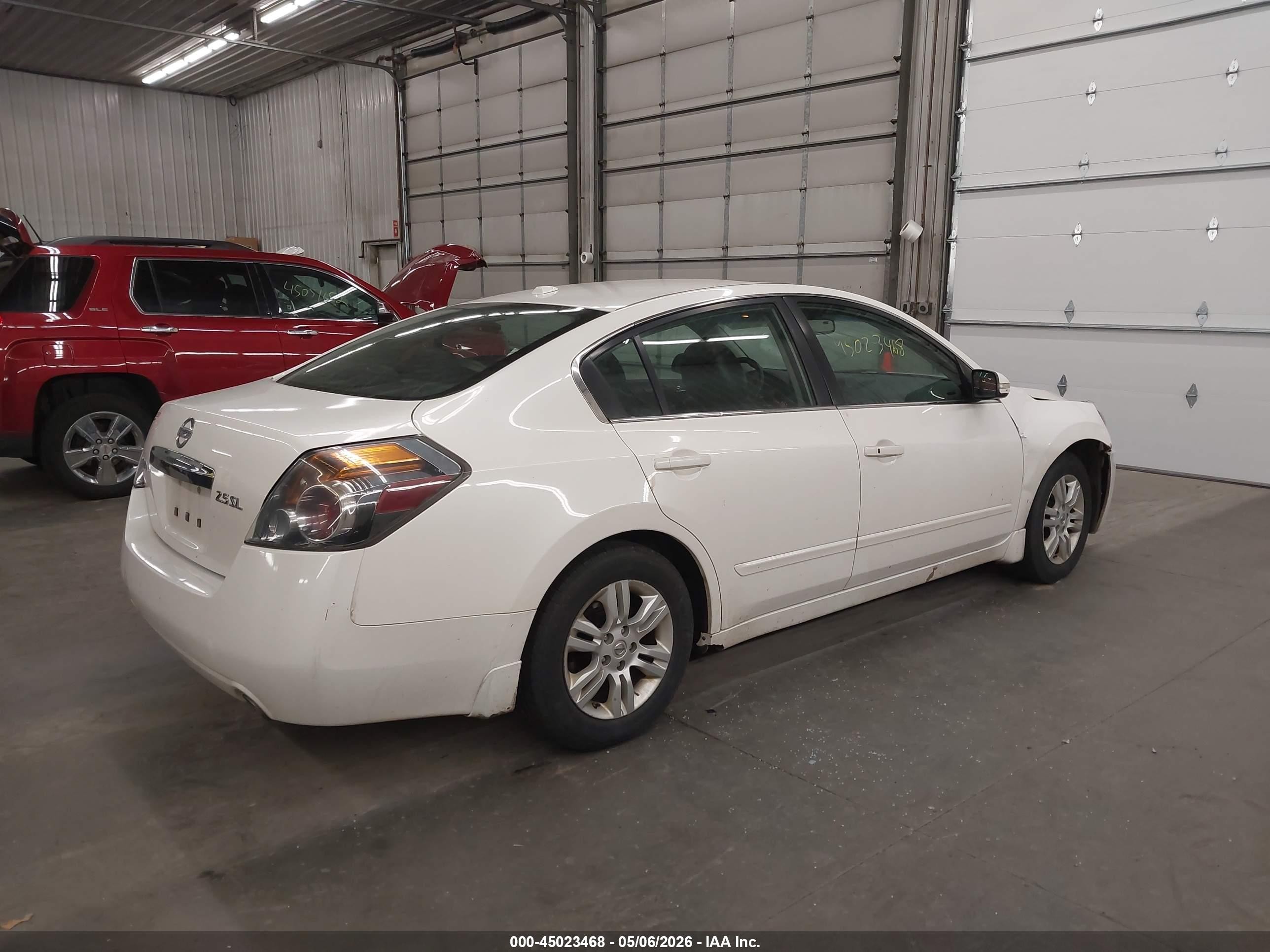 2012 Nissan Altima 2.5 S White vin: 1N4AL2AP0CC131067