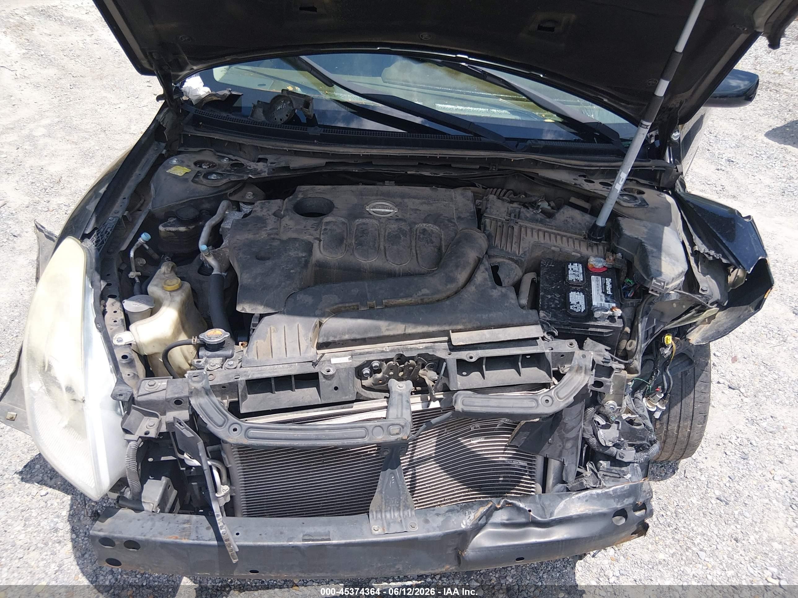 2012 Nissan Altima 2.5 S Black vin: 1N4AL2AP0CC143333