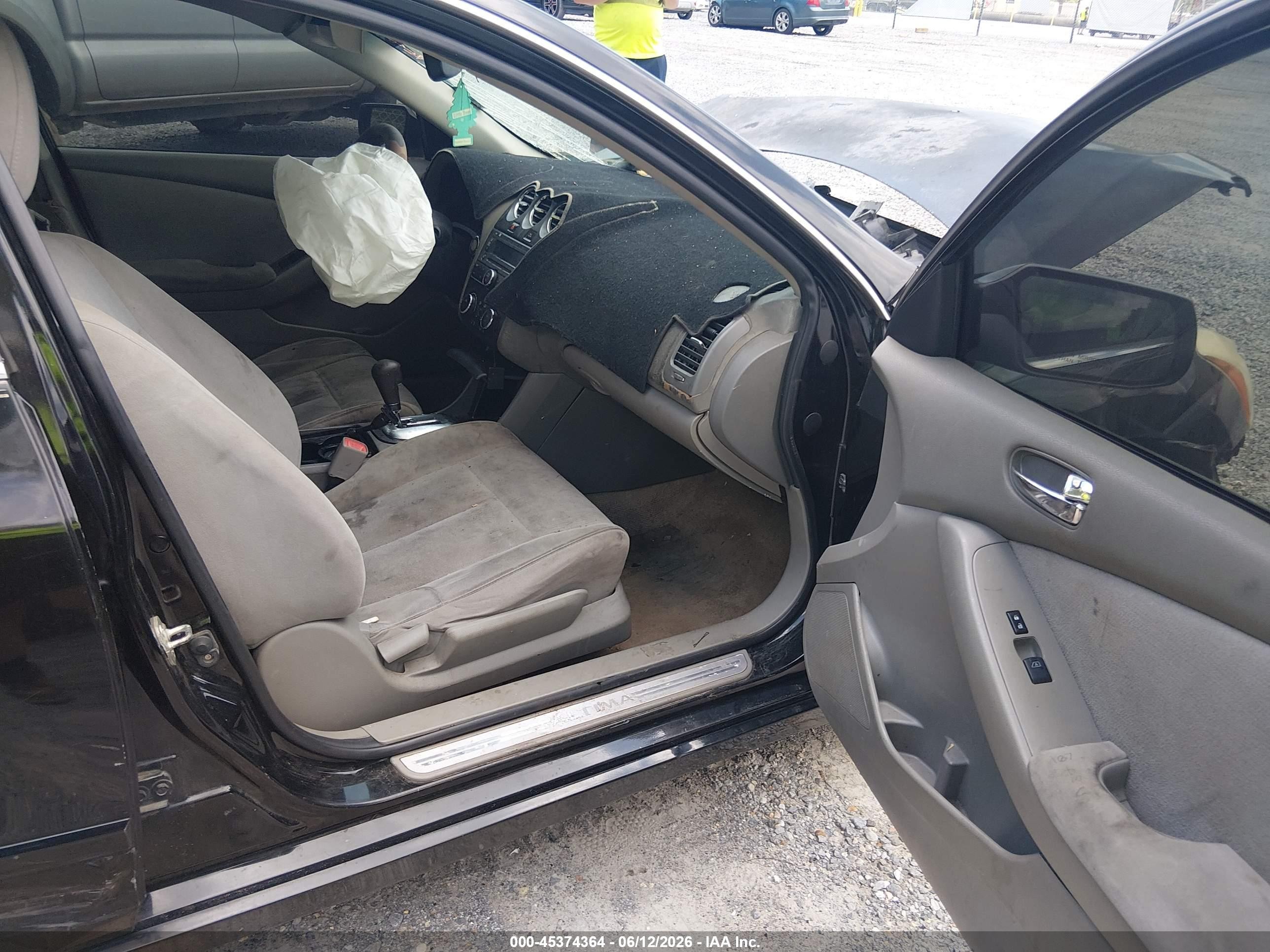 2012 Nissan Altima 2.5 S Black vin: 1N4AL2AP0CC143333