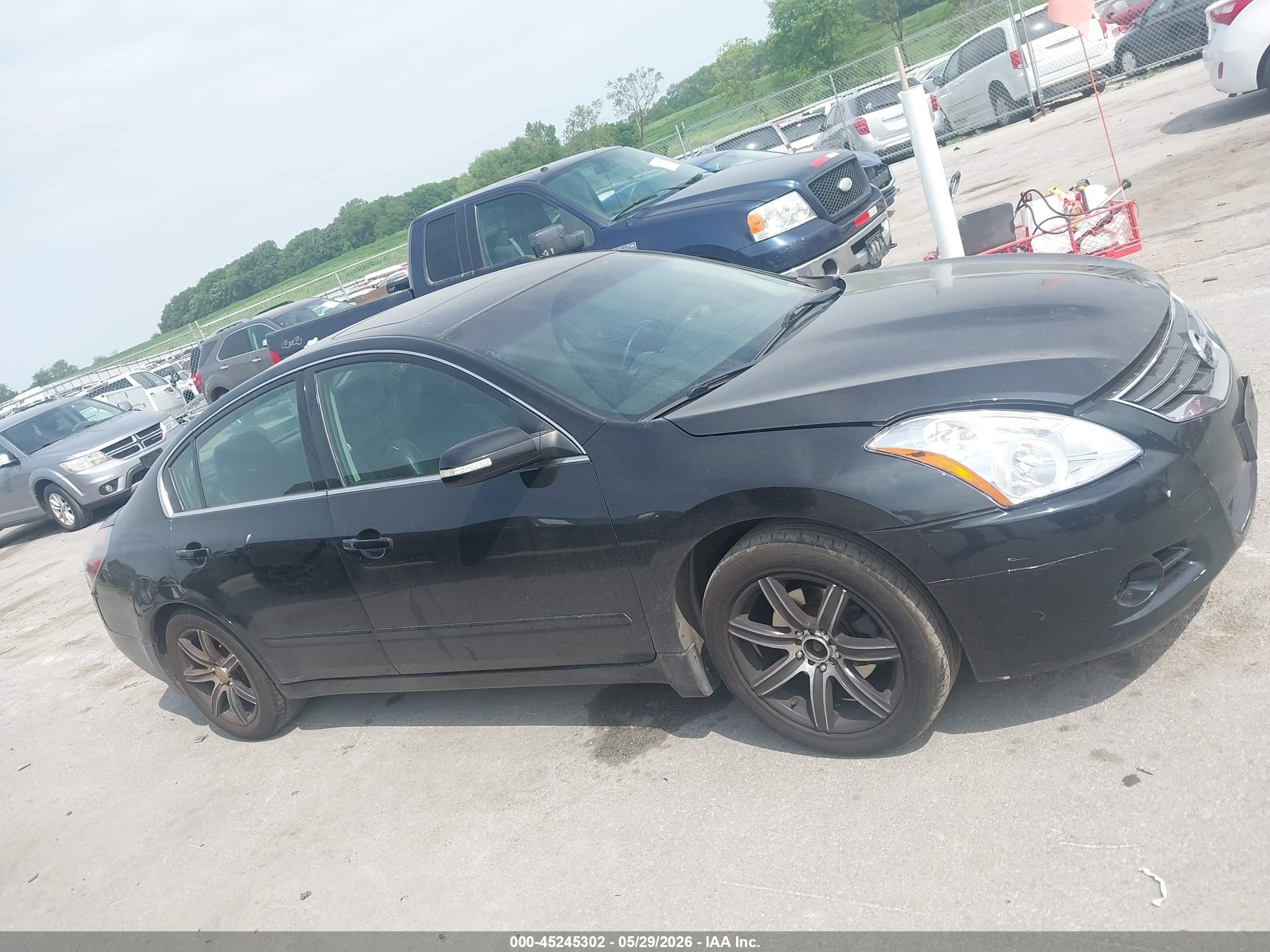 2012 Nissan Altima 2.5 S Black vin: 1N4AL2AP0CC215650