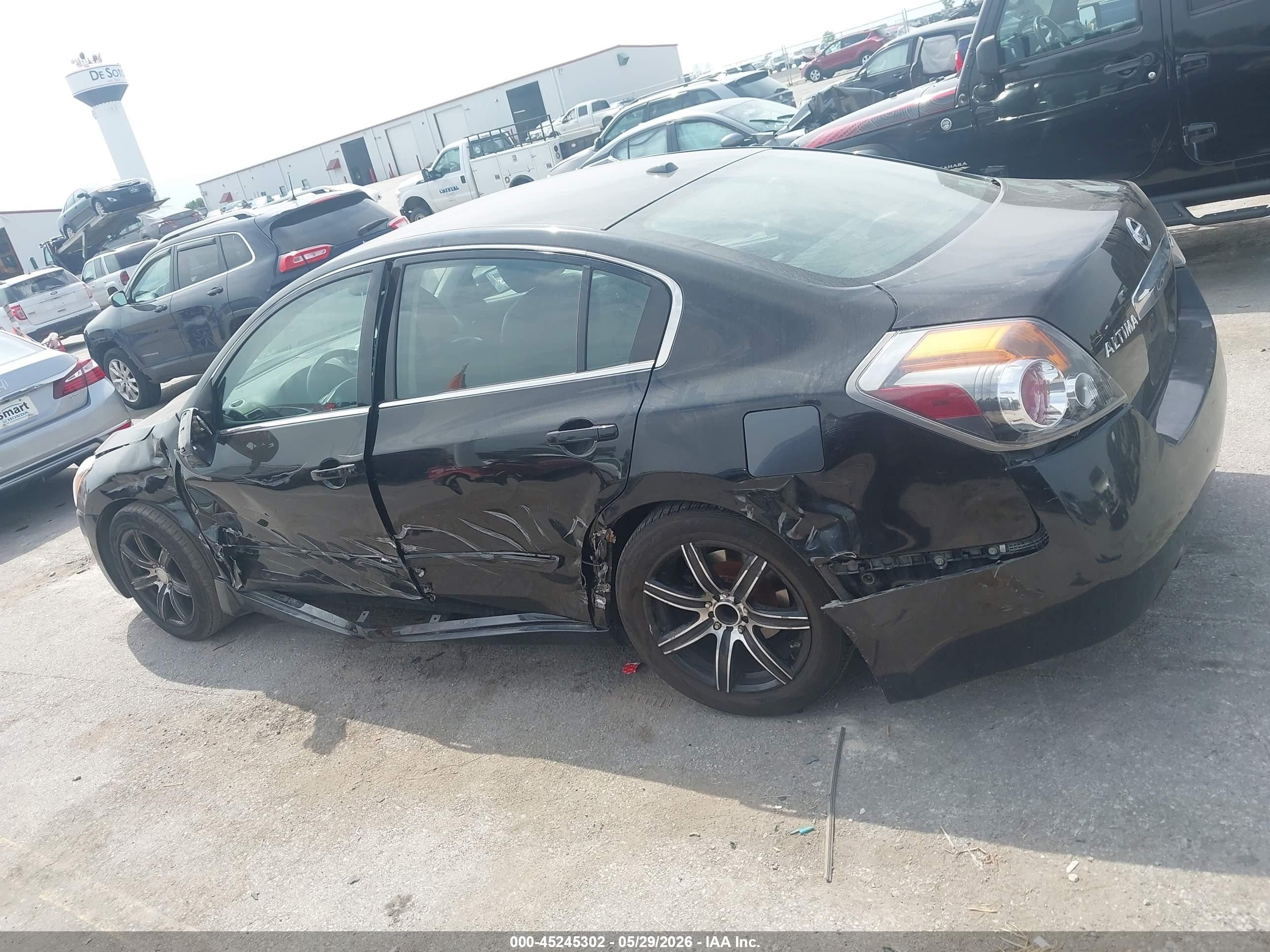 2012 Nissan Altima 2.5 S Black vin: 1N4AL2AP0CC215650