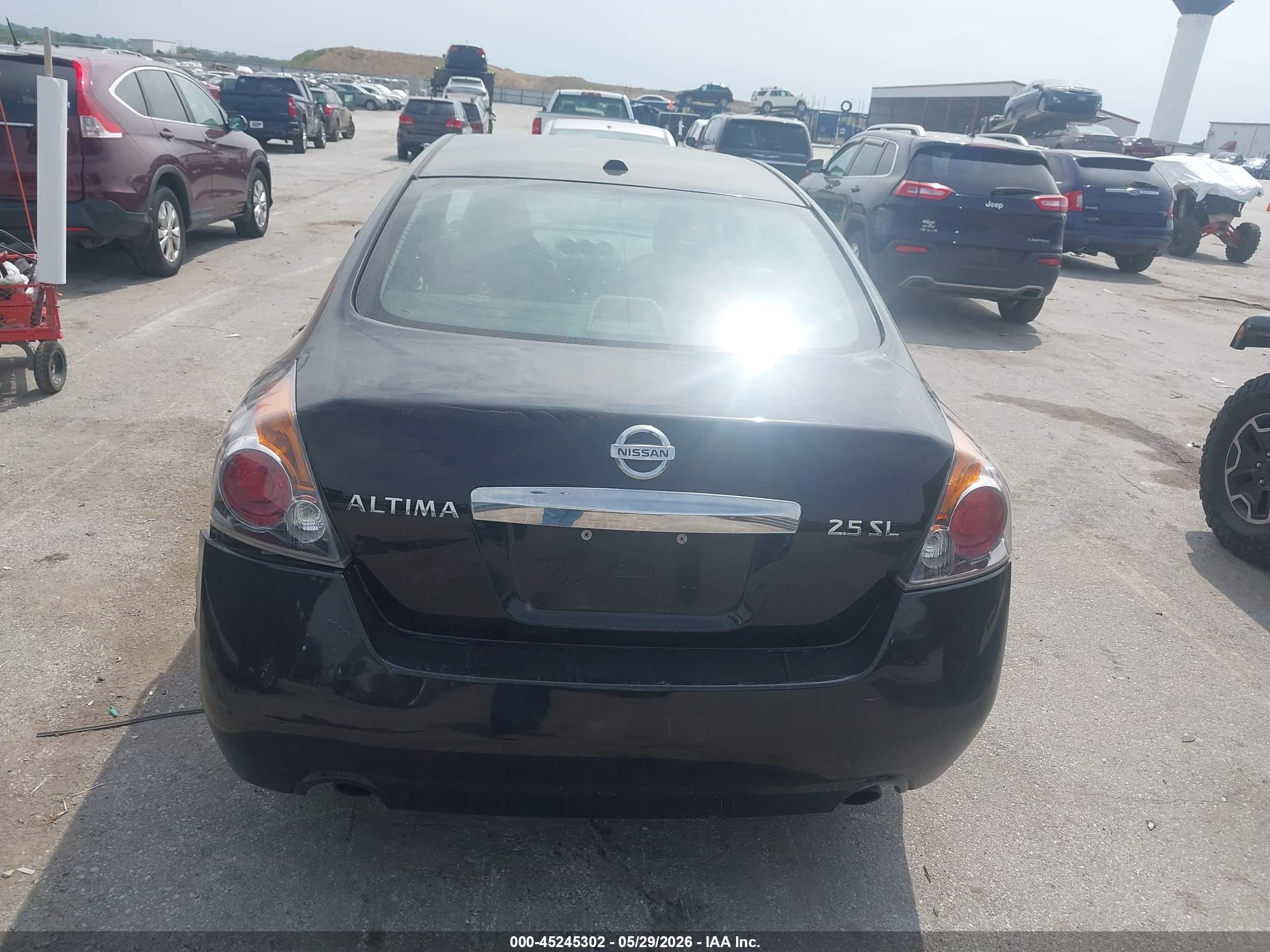 2012 Nissan Altima 2.5 S Black vin: 1N4AL2AP0CC215650