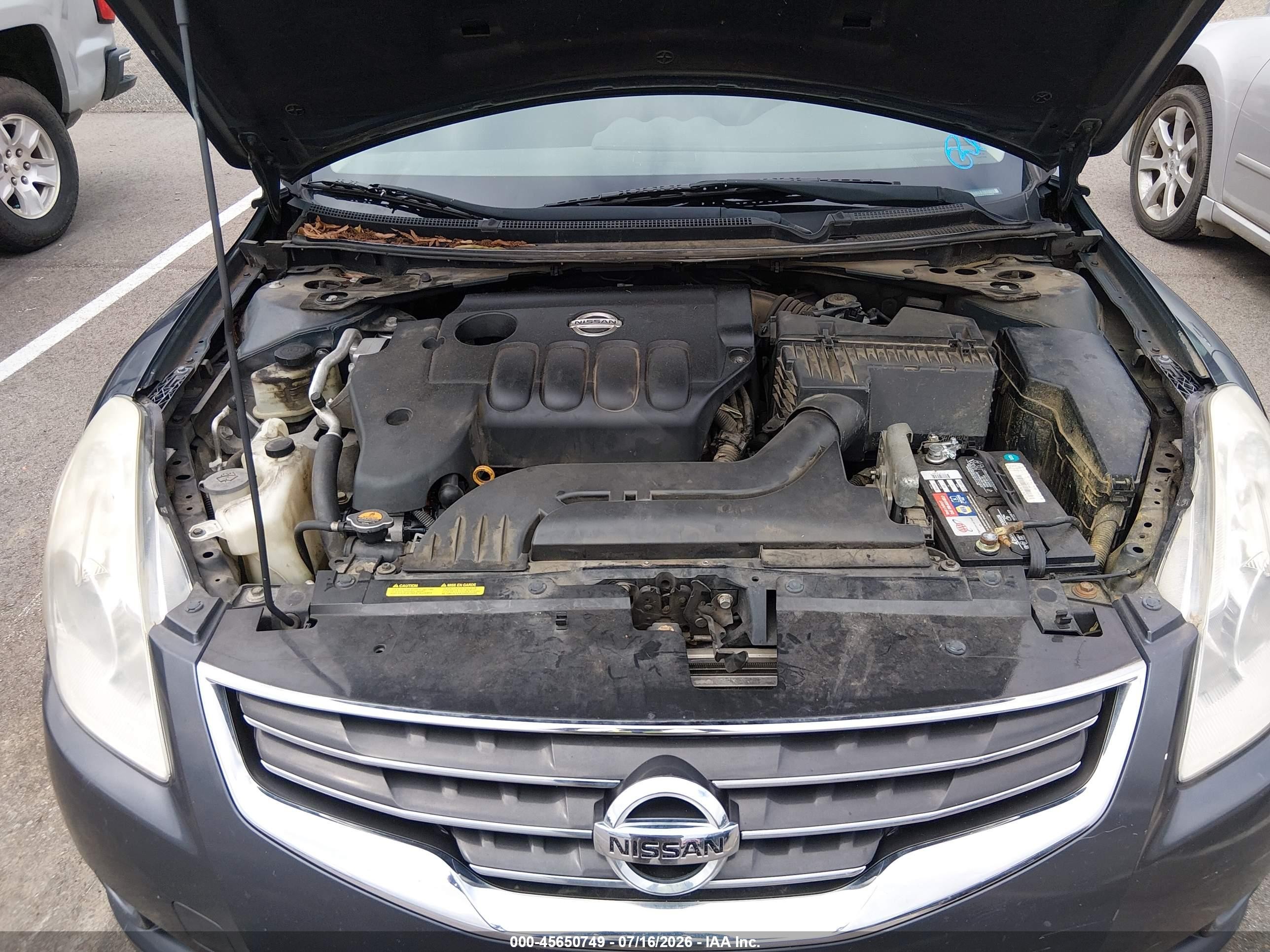 2012 Nissan Altima 2.5 S Blue vin: 1N4AL2AP0CC216409