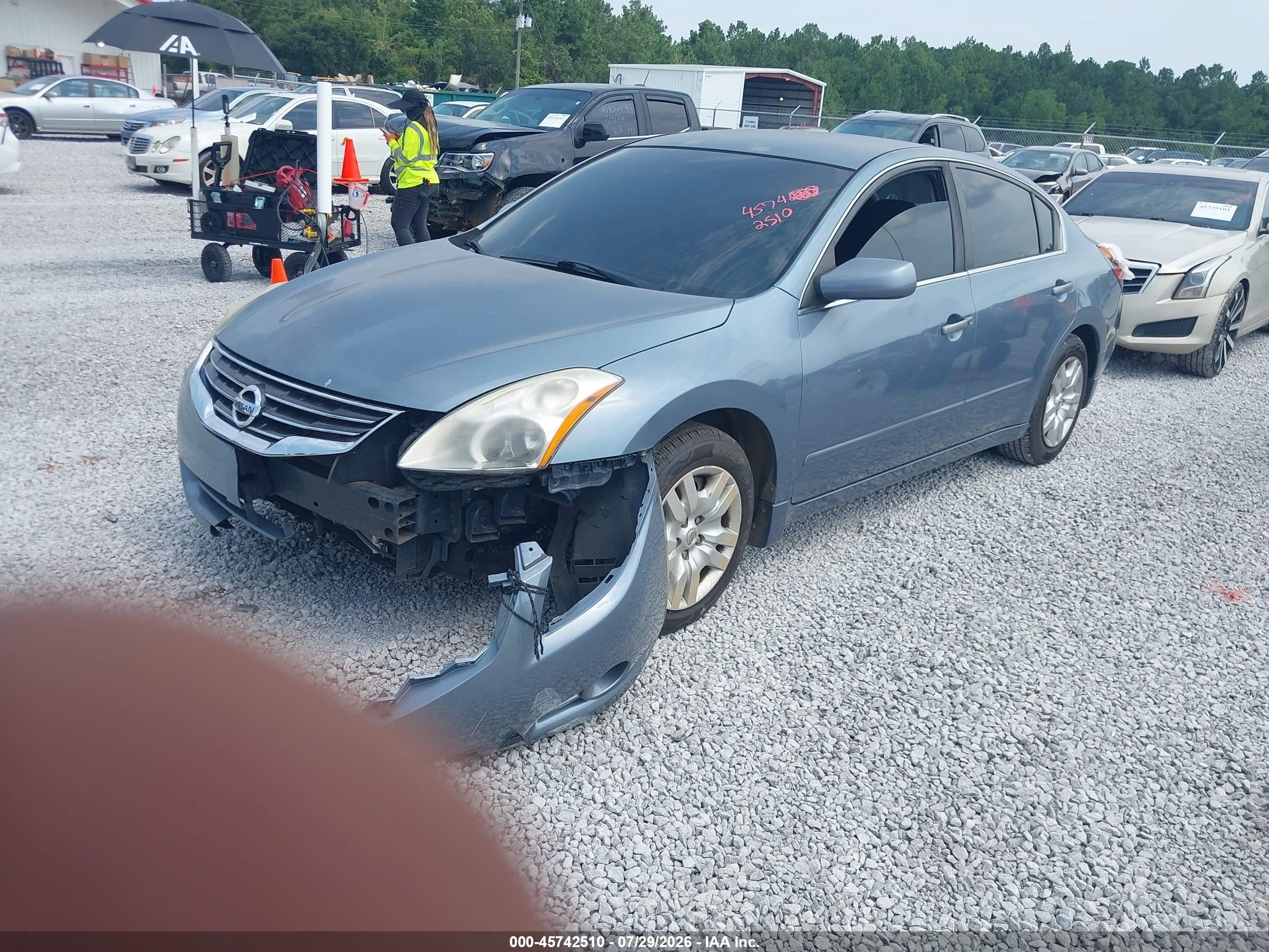 2012 Nissan Altima 2.5 S Gray vin: 1N4AL2AP0CC220220