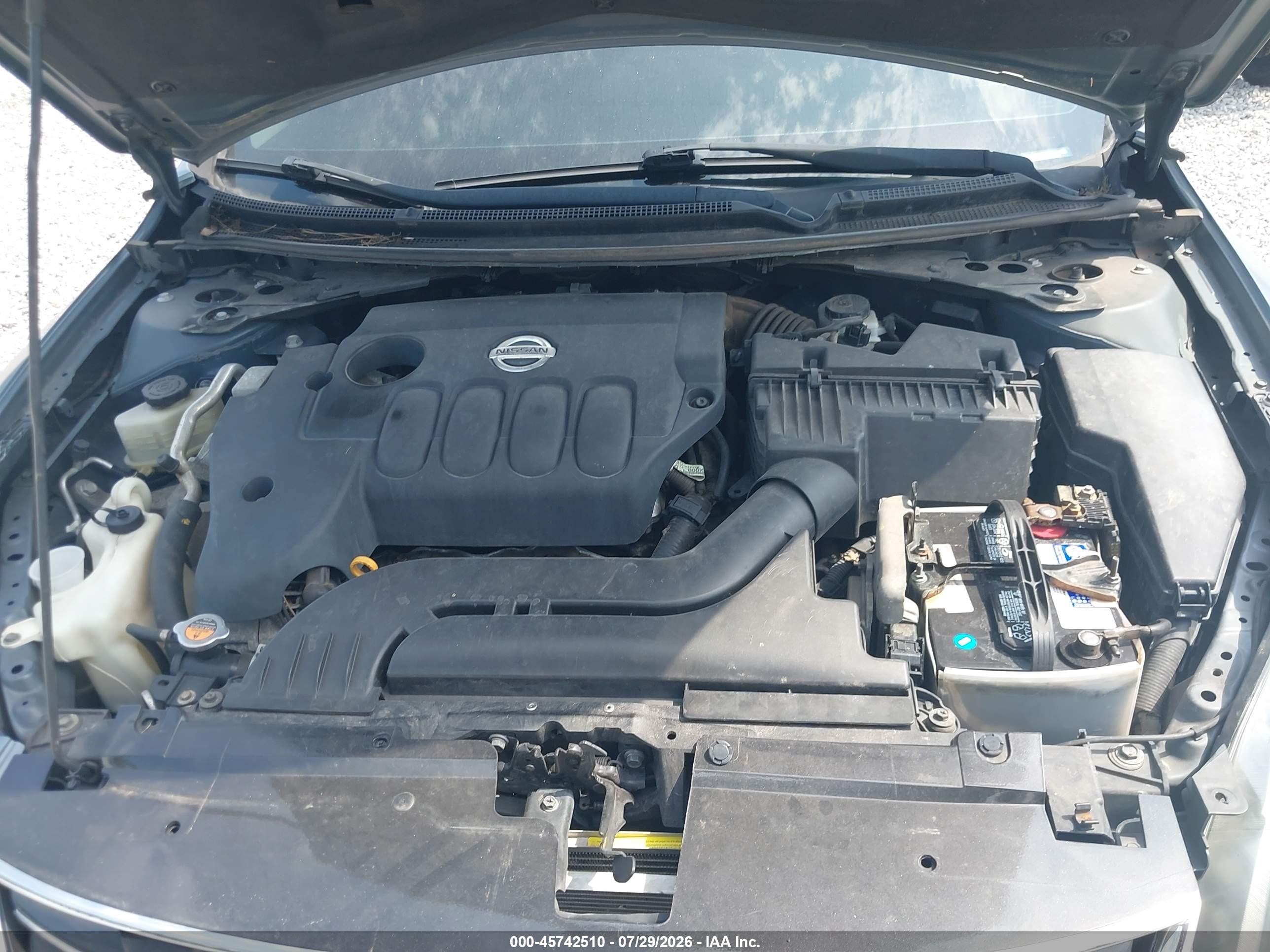 2012 Nissan Altima 2.5 S Gray vin: 1N4AL2AP0CC220220