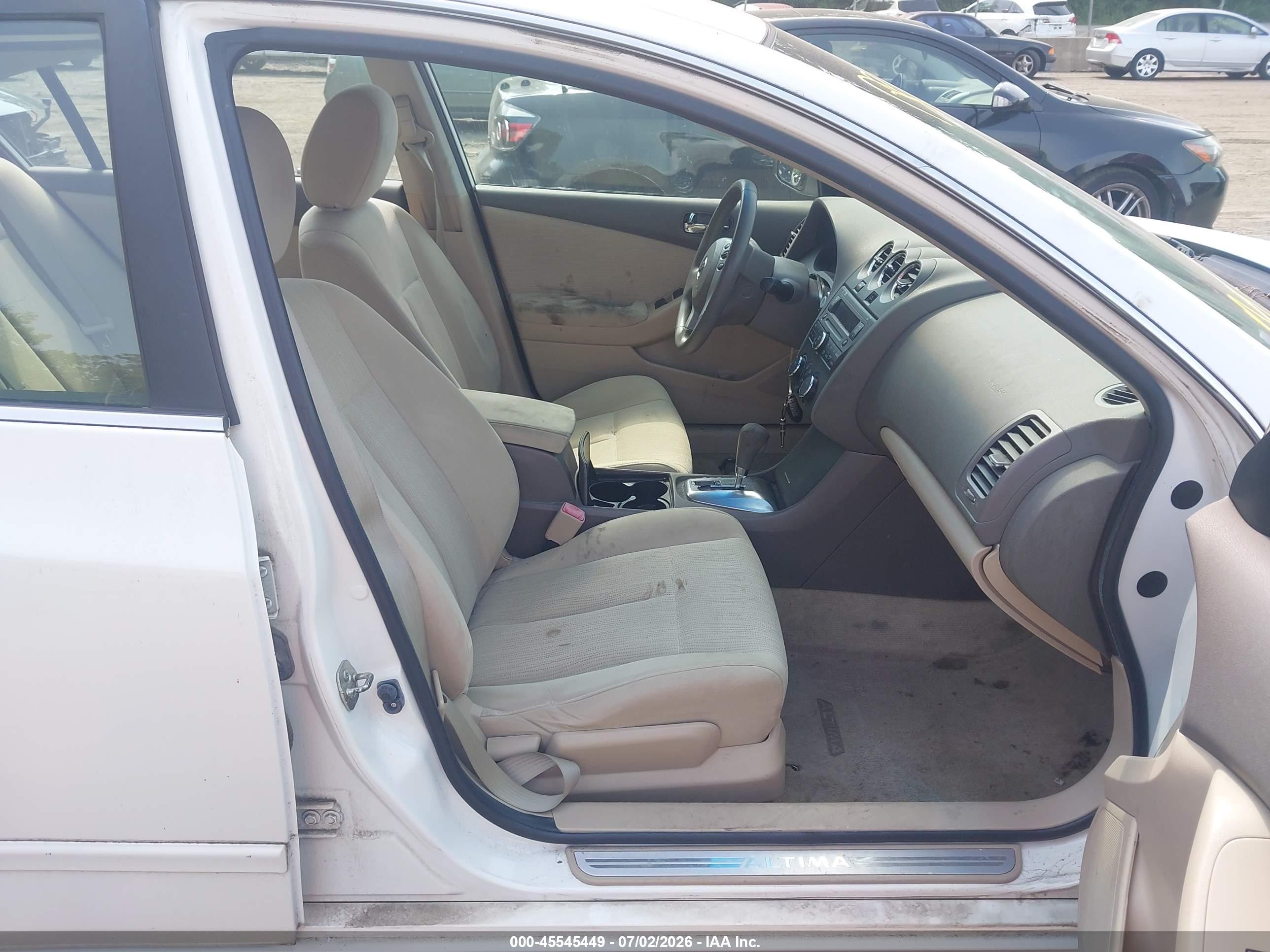 2012 Nissan Altima 2.5 S White vin: 1N4AL2AP0CN407073