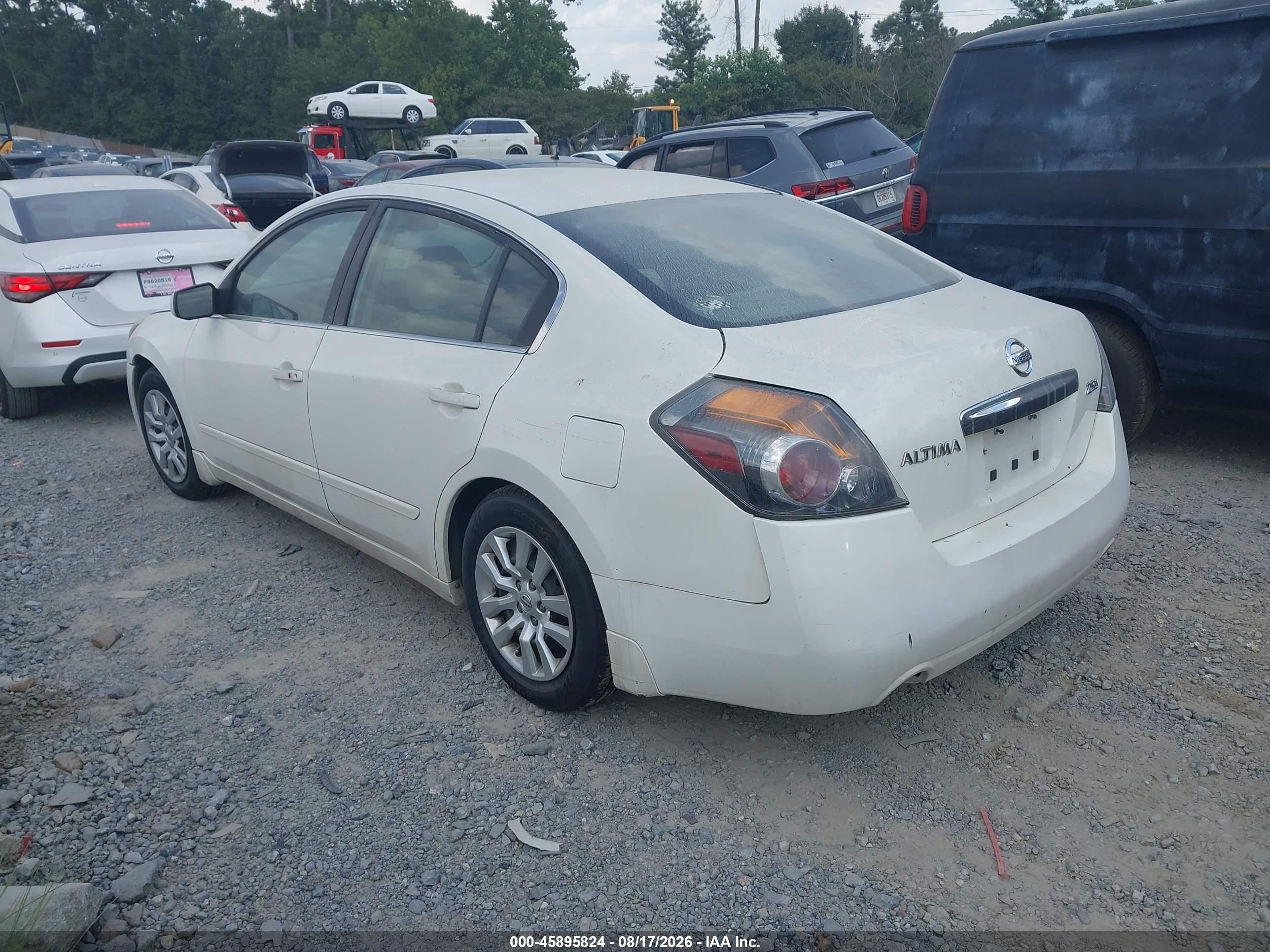2012 Nissan Altima 2.5 S White vin: 1N4AL2AP0CN416386