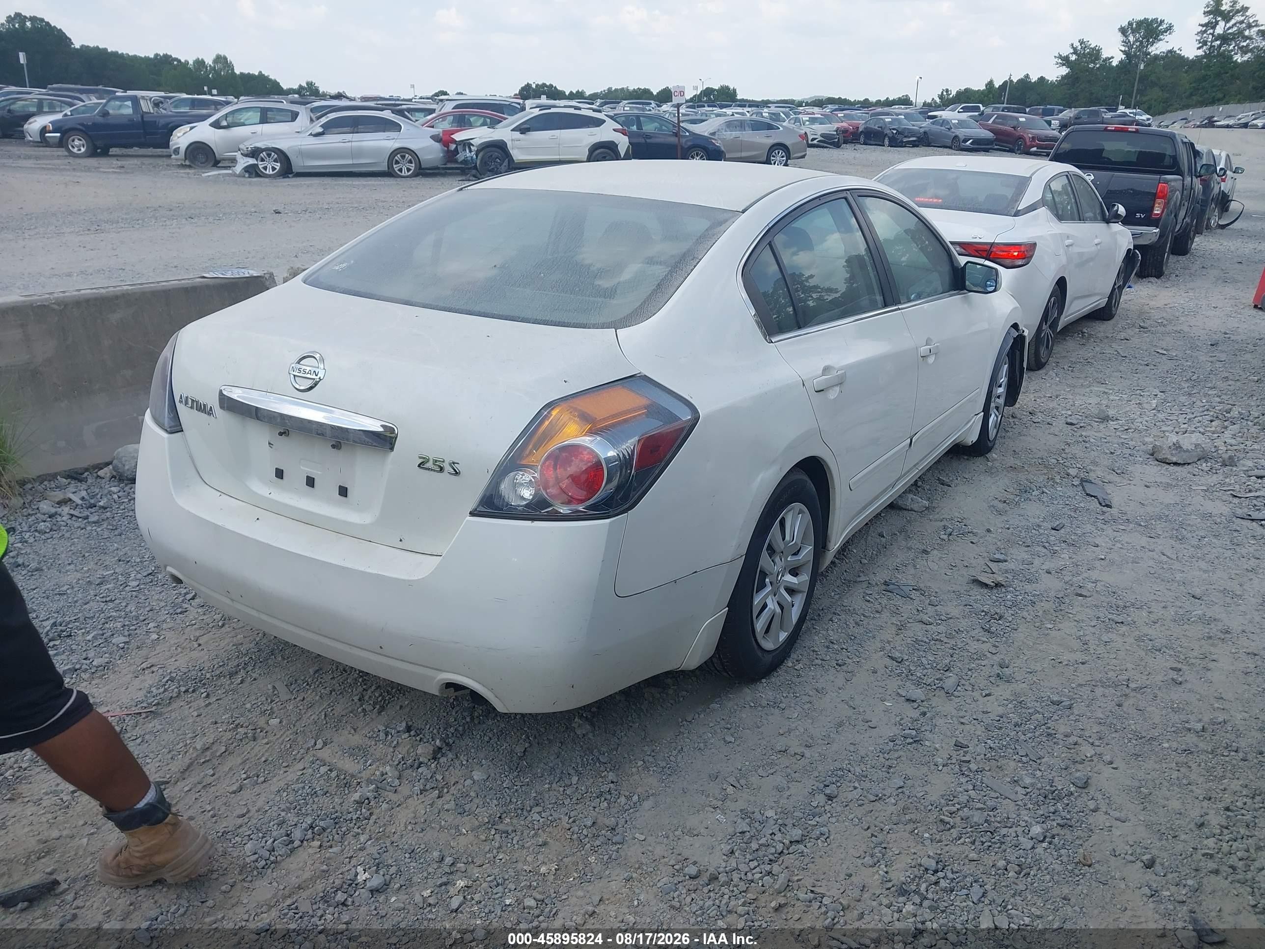 2012 Nissan Altima 2.5 S White vin: 1N4AL2AP0CN416386
