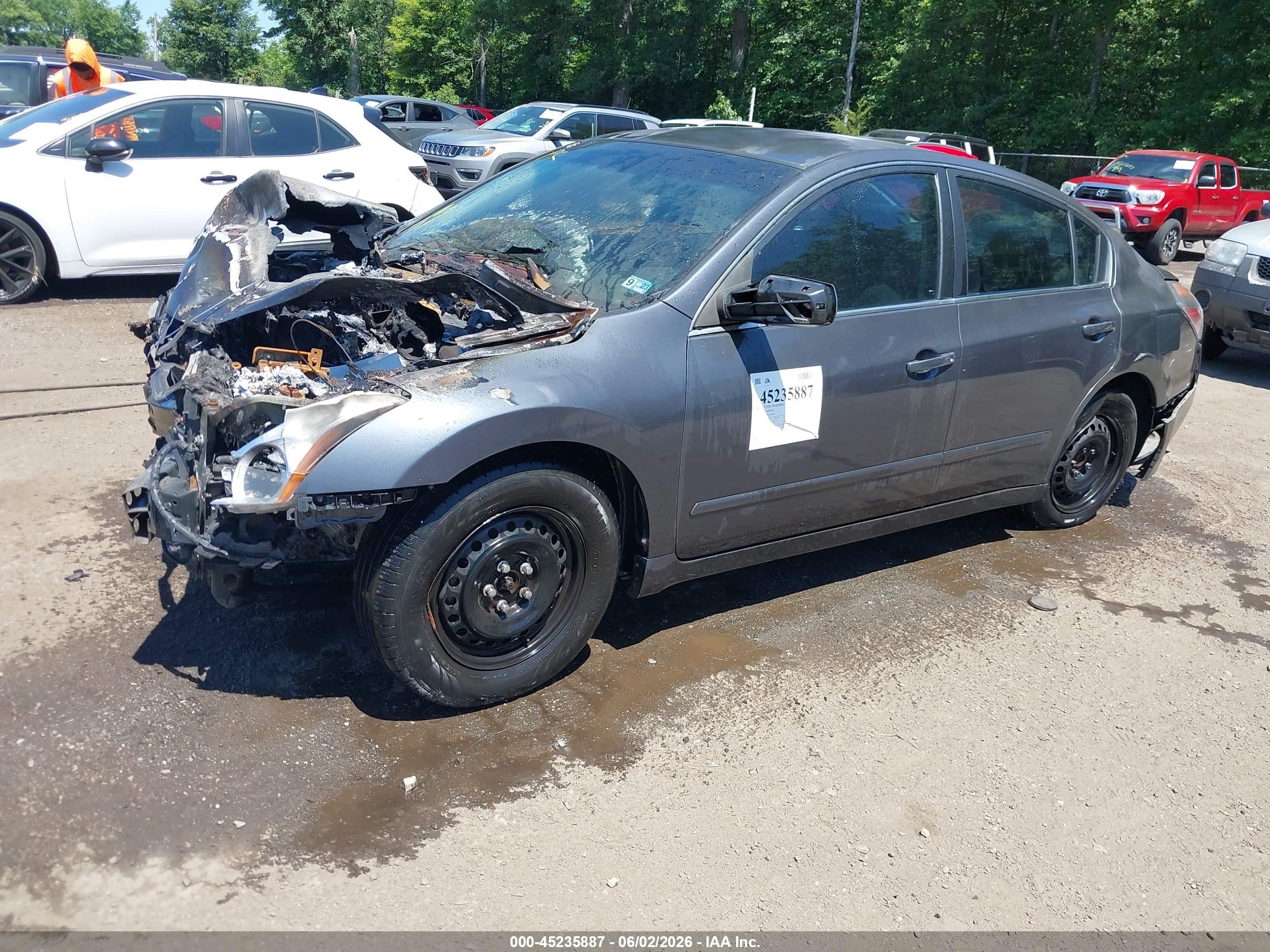 2012 Nissan Altima 2.5 S Gray vin: 1N4AL2AP0CN438310