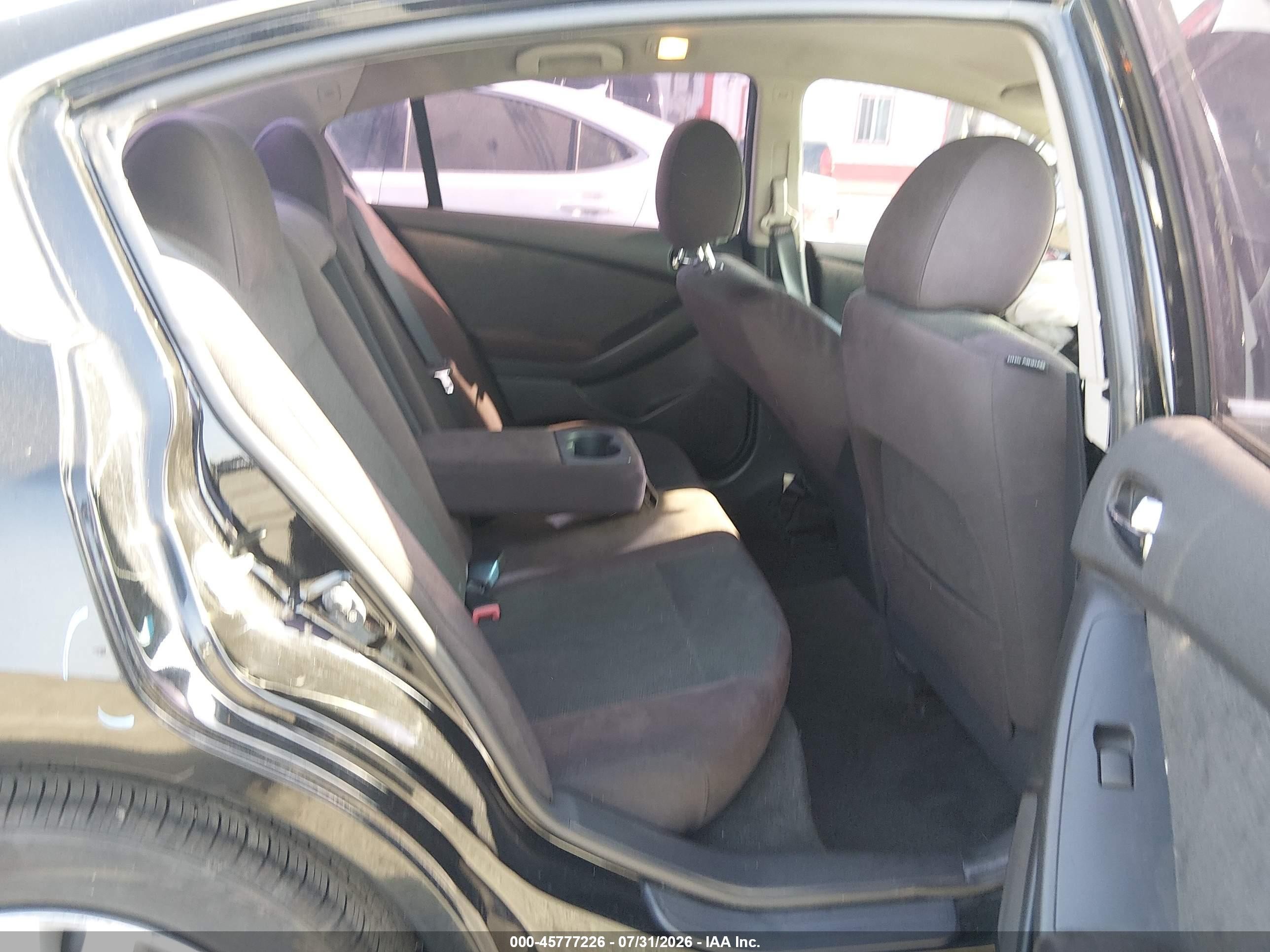 2012 Nissan Altima 2.5 S Black vin: 1N4AL2AP0CN455172