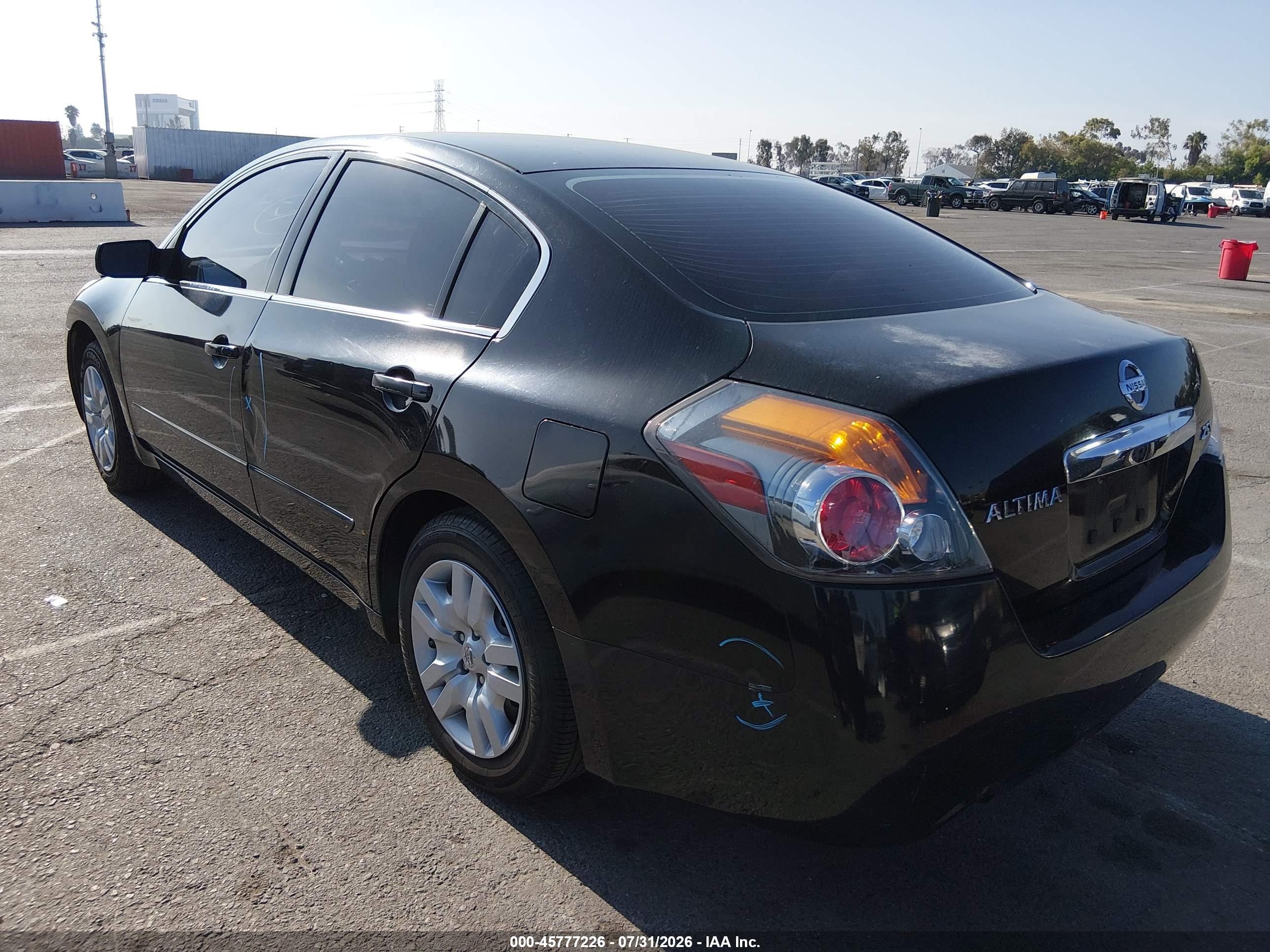 2012 Nissan Altima 2.5 S Black vin: 1N4AL2AP0CN455172