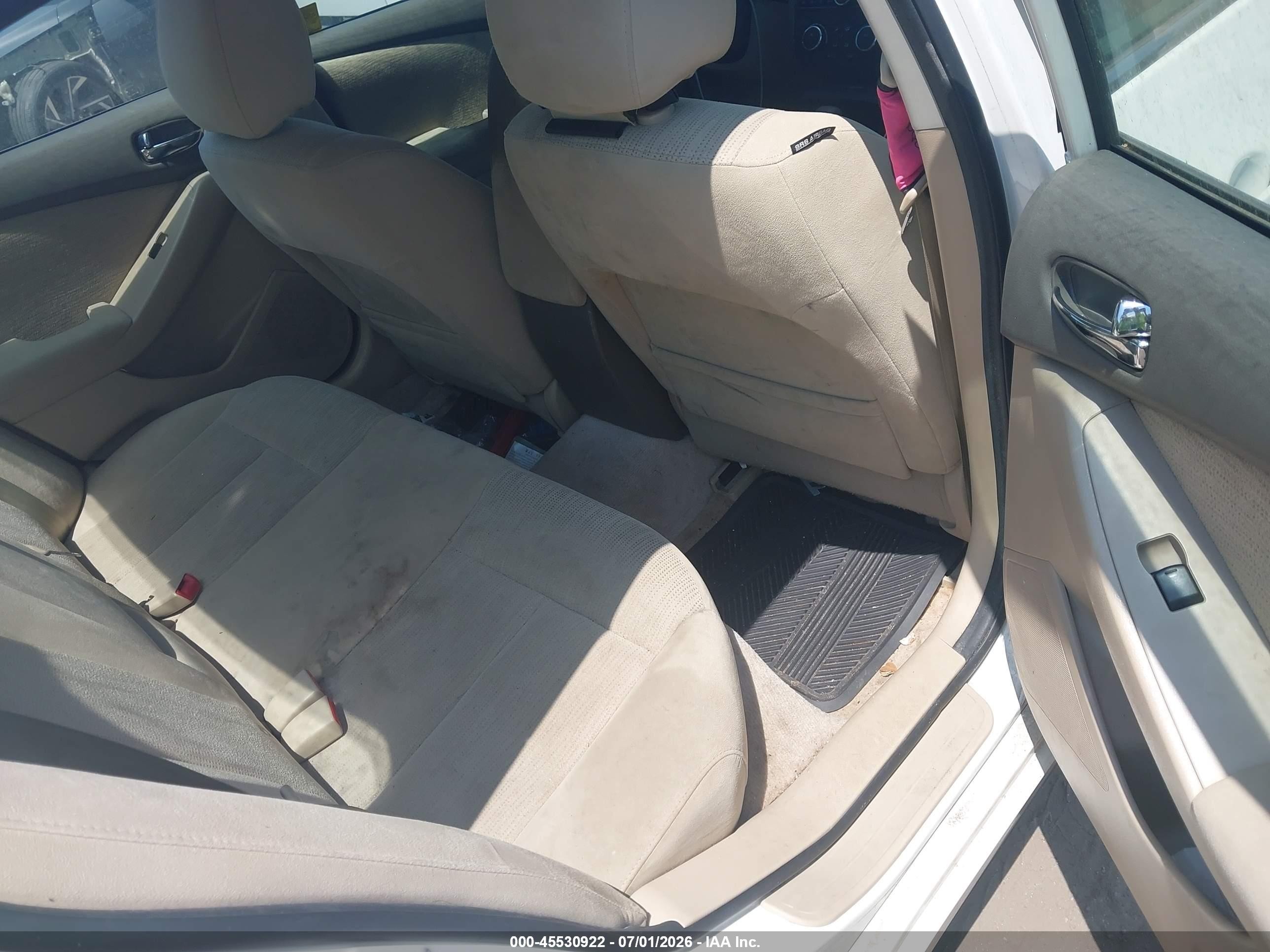 2012 Nissan Altima 2.5 S White vin: 1N4AL2AP0CN460226
