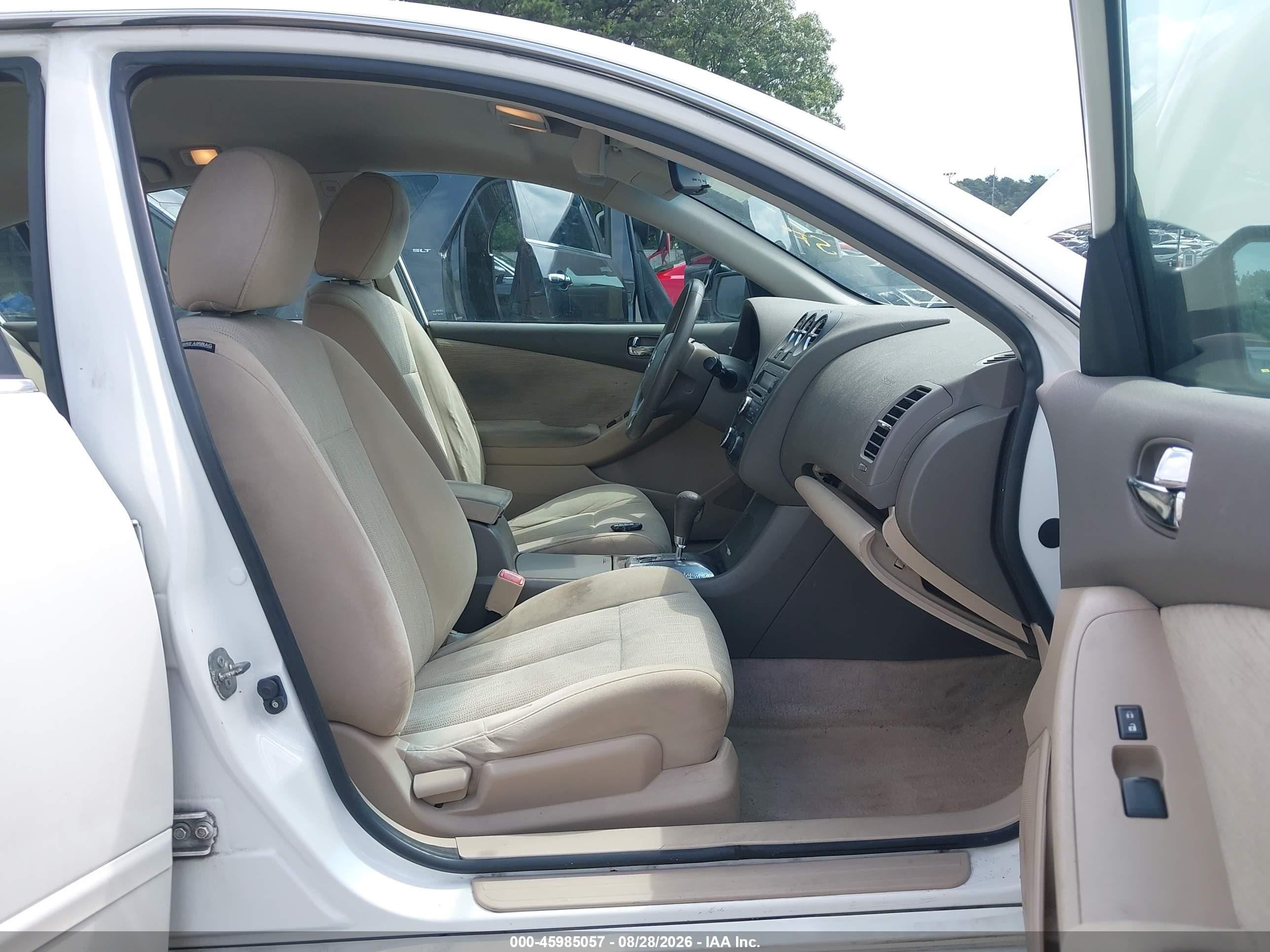 2012 Nissan Altima 2.5 S White vin: 1N4AL2AP0CN460632