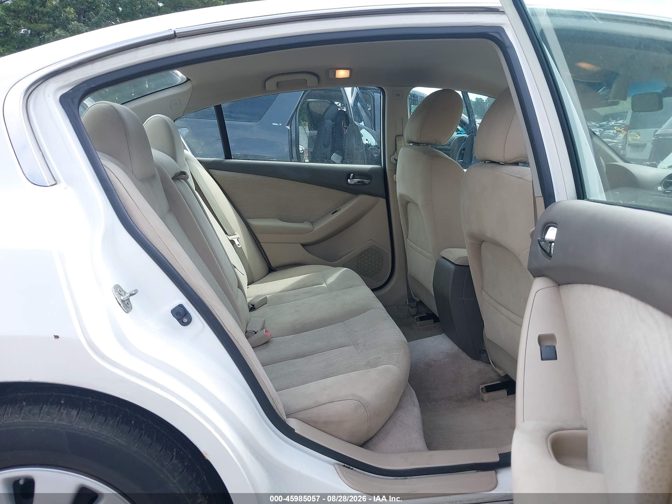 2012 Nissan Altima 2.5 S White vin: 1N4AL2AP0CN460632
