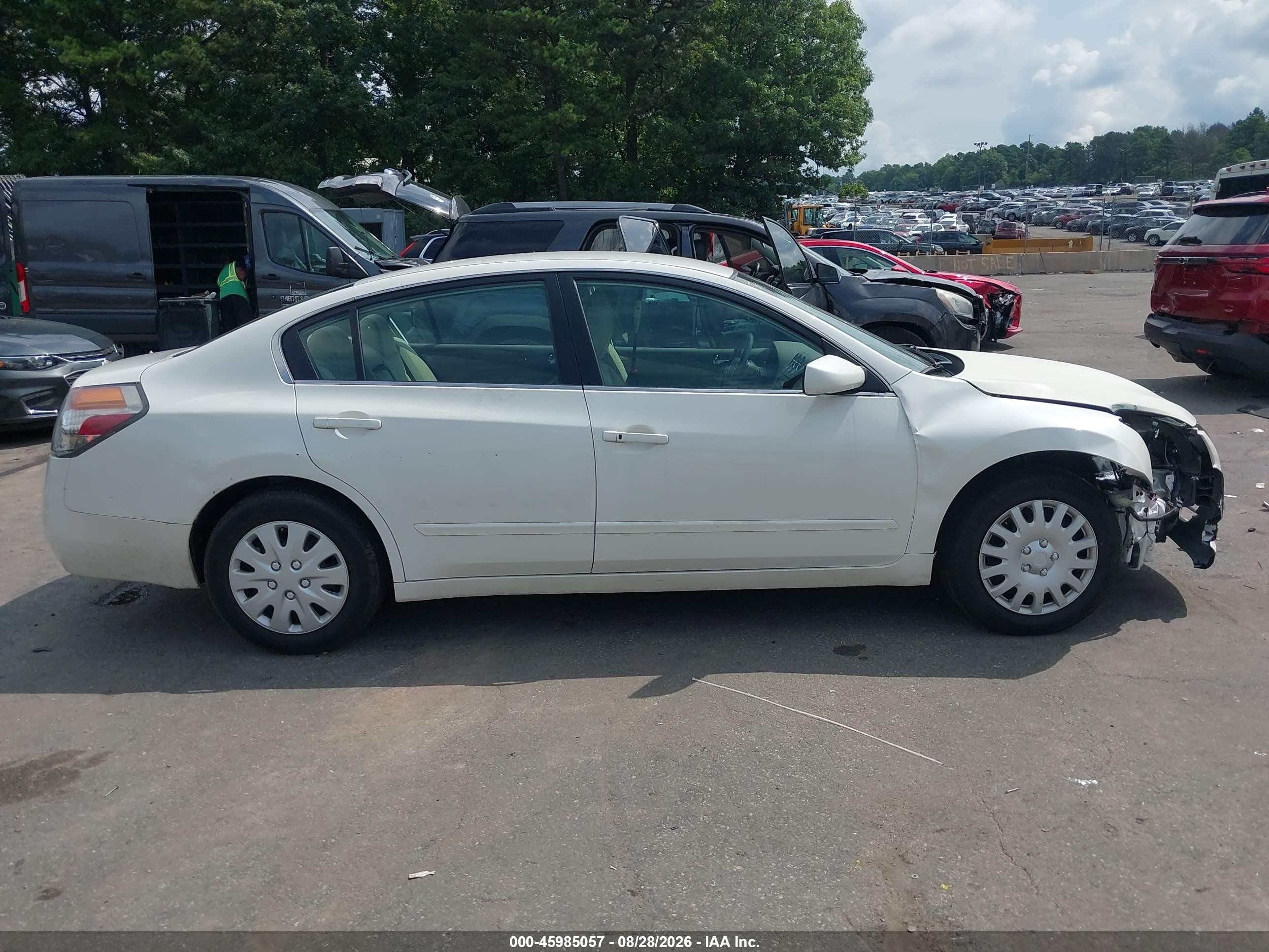 2012 Nissan Altima 2.5 S White vin: 1N4AL2AP0CN460632