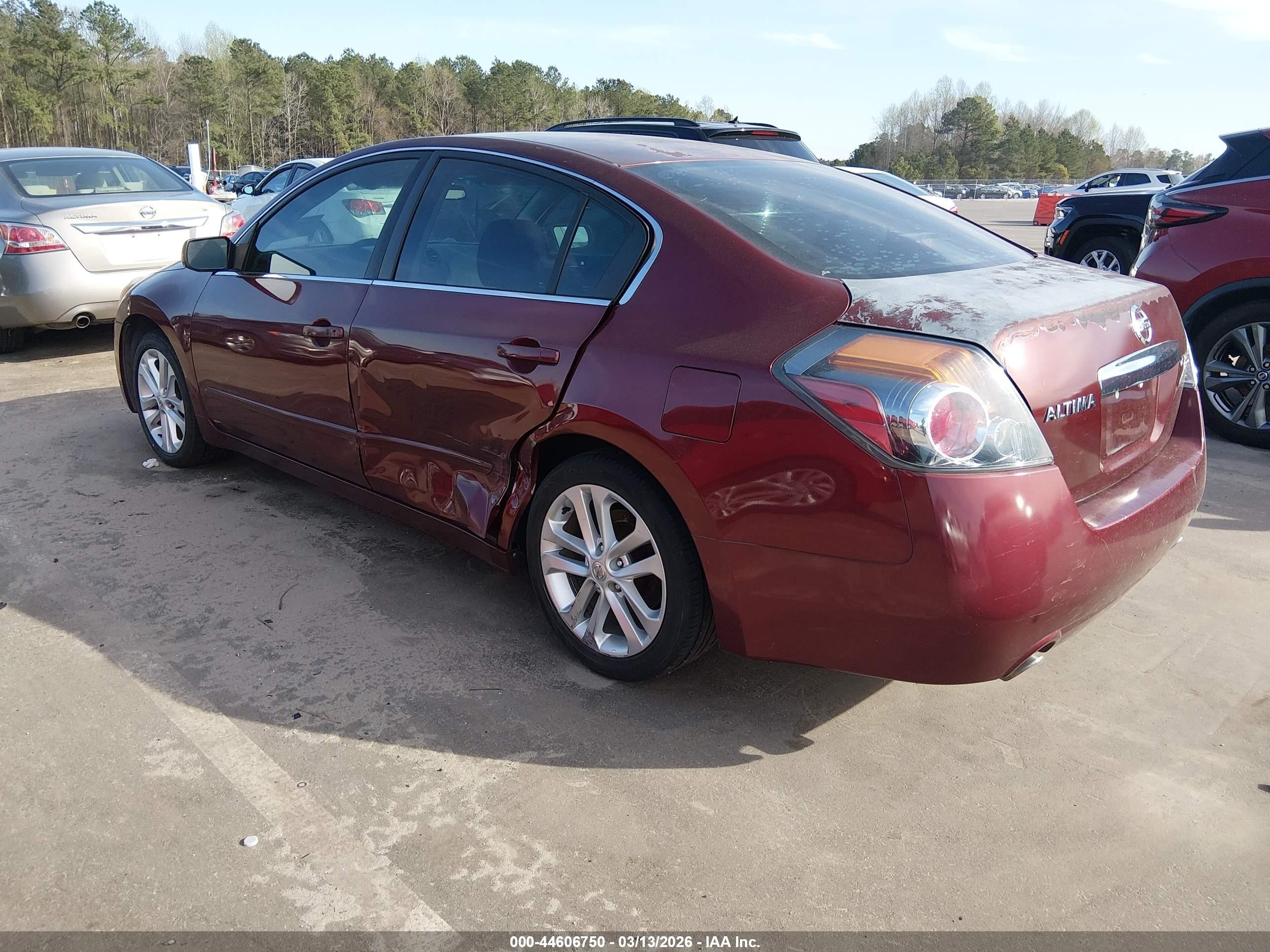 2012 Nissan Altima 2.5 S Burgundy vin: 1N4AL2AP0CN470853
